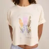 Nature Cropped Boxy Premium Tee - Eggshell sold by Roark