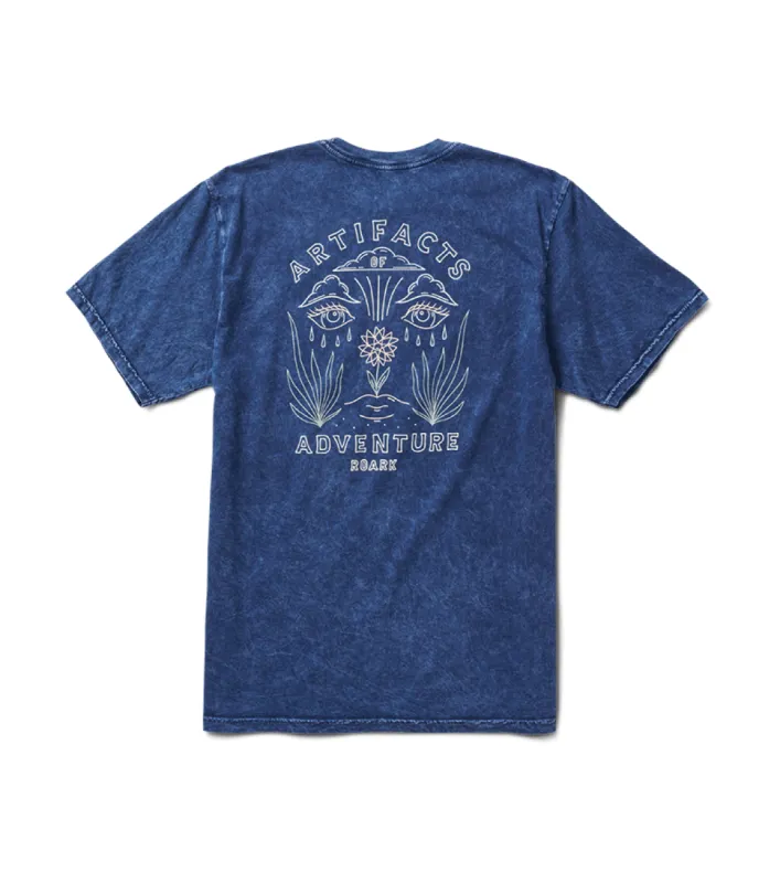 Artifacts Of Adventure Premium Tee - Navy made by Roark