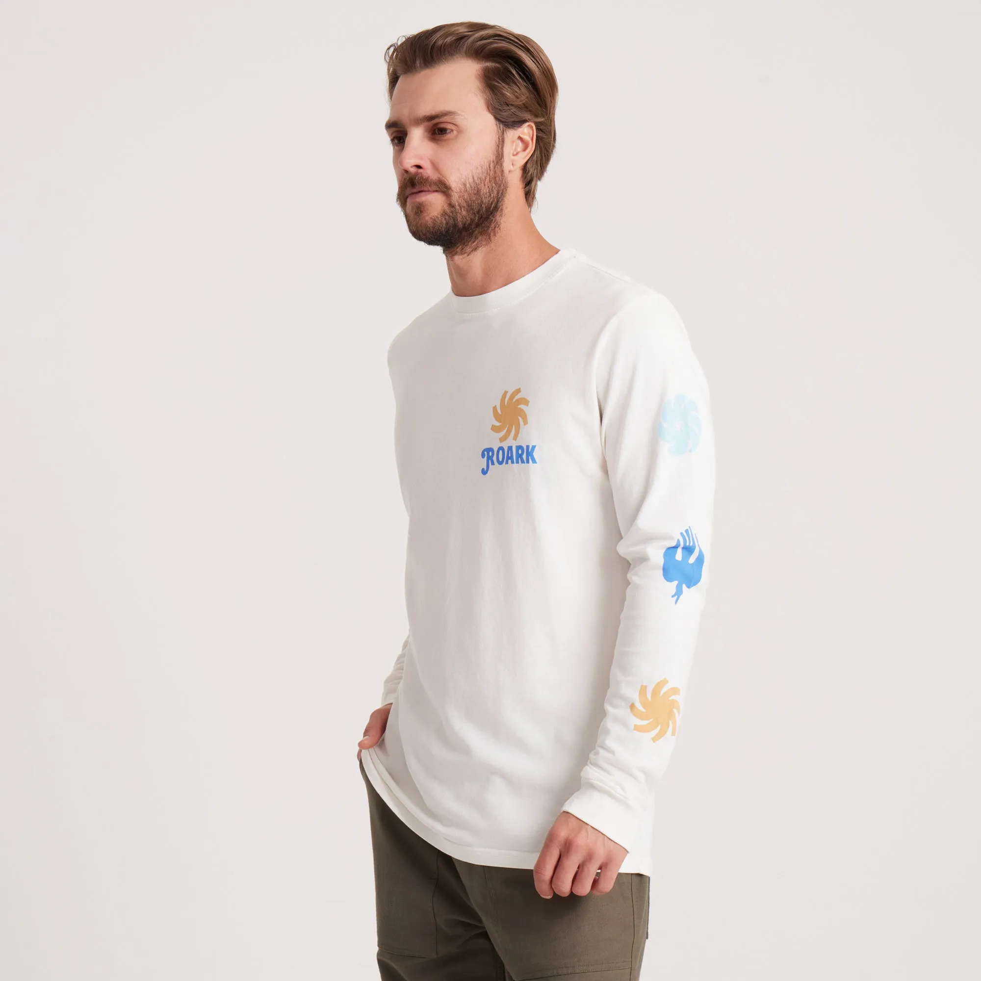 Rucksack Ramblers Premium Long Sleeve Tee - Off White sold by Roark product image thumbnail 5
