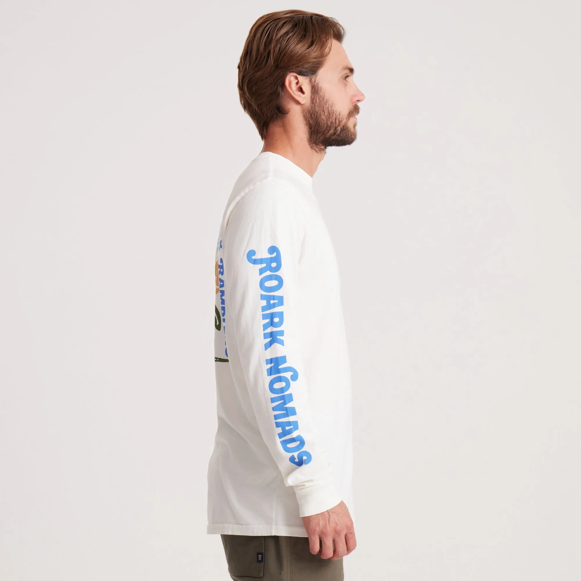 Rucksack Ramblers Premium Long Sleeve Tee - Off White sold by Roark product image thumbnail 4