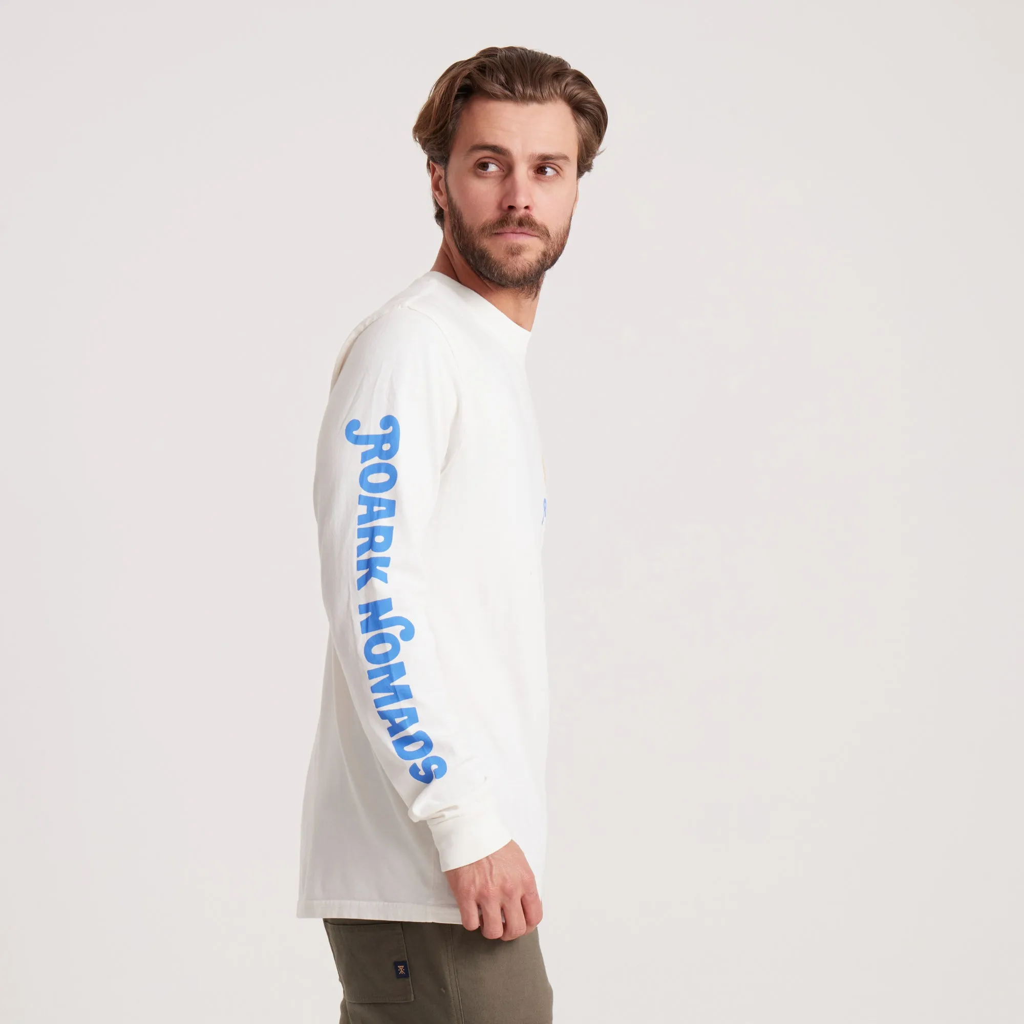 Rucksack Ramblers Premium Long Sleeve Tee - Off White sold by Roark product image thumbnail 3