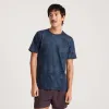 Mathis Pocket Short Sleeve Active Tee - Navy Tie Die sold by Roark
