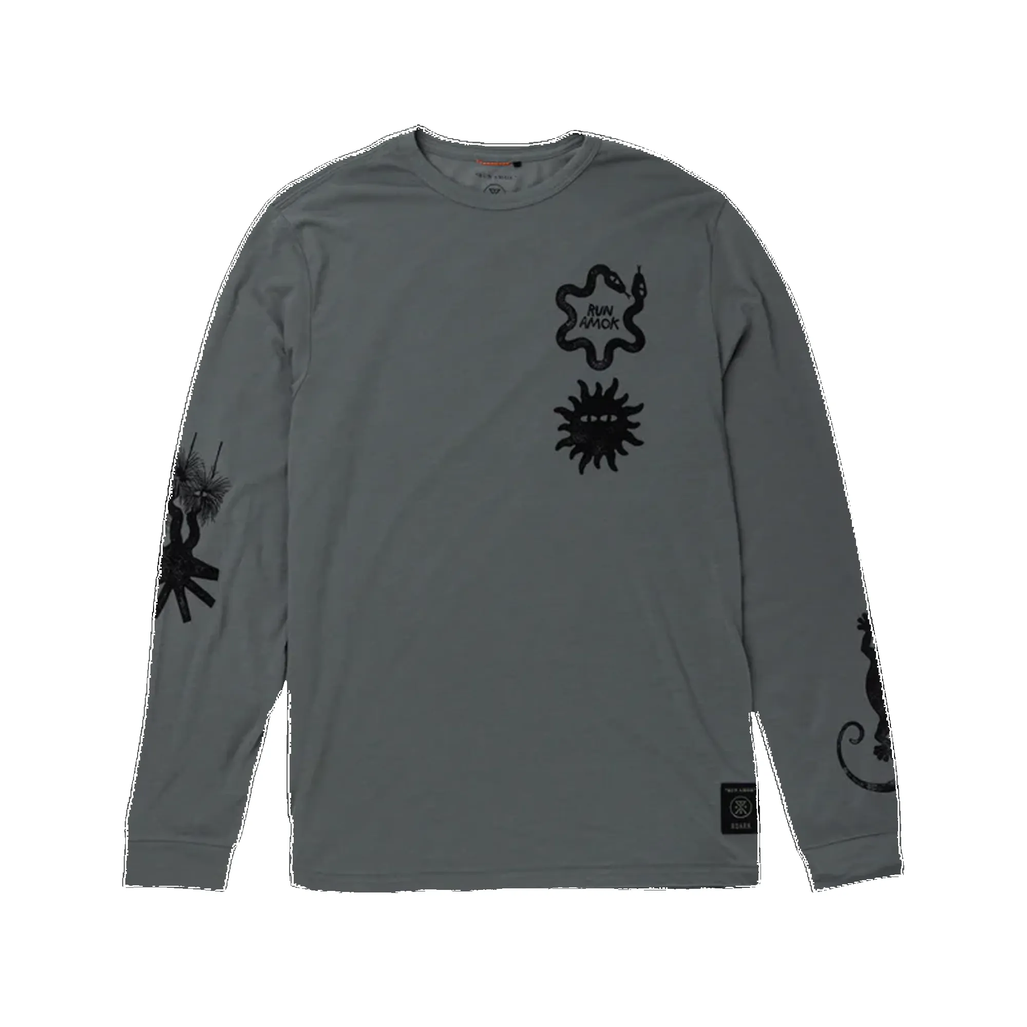Mathis Long Sleeve Active Tee - Forest sold by Roark