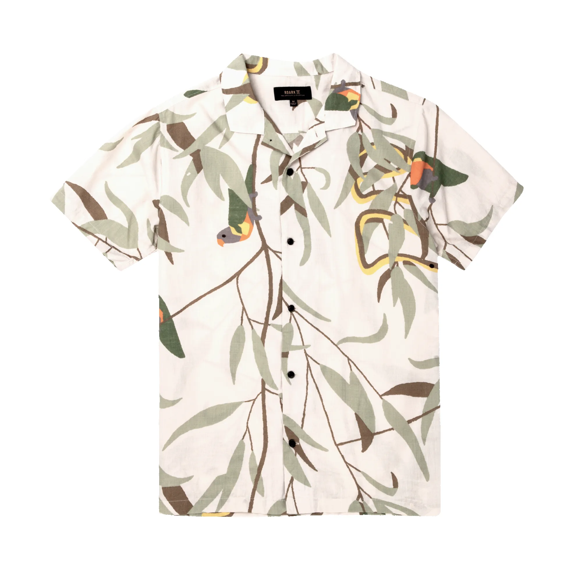 Gonzo Short Sleeve Button Up Shirt - Gum Tree Bone sold by Roark