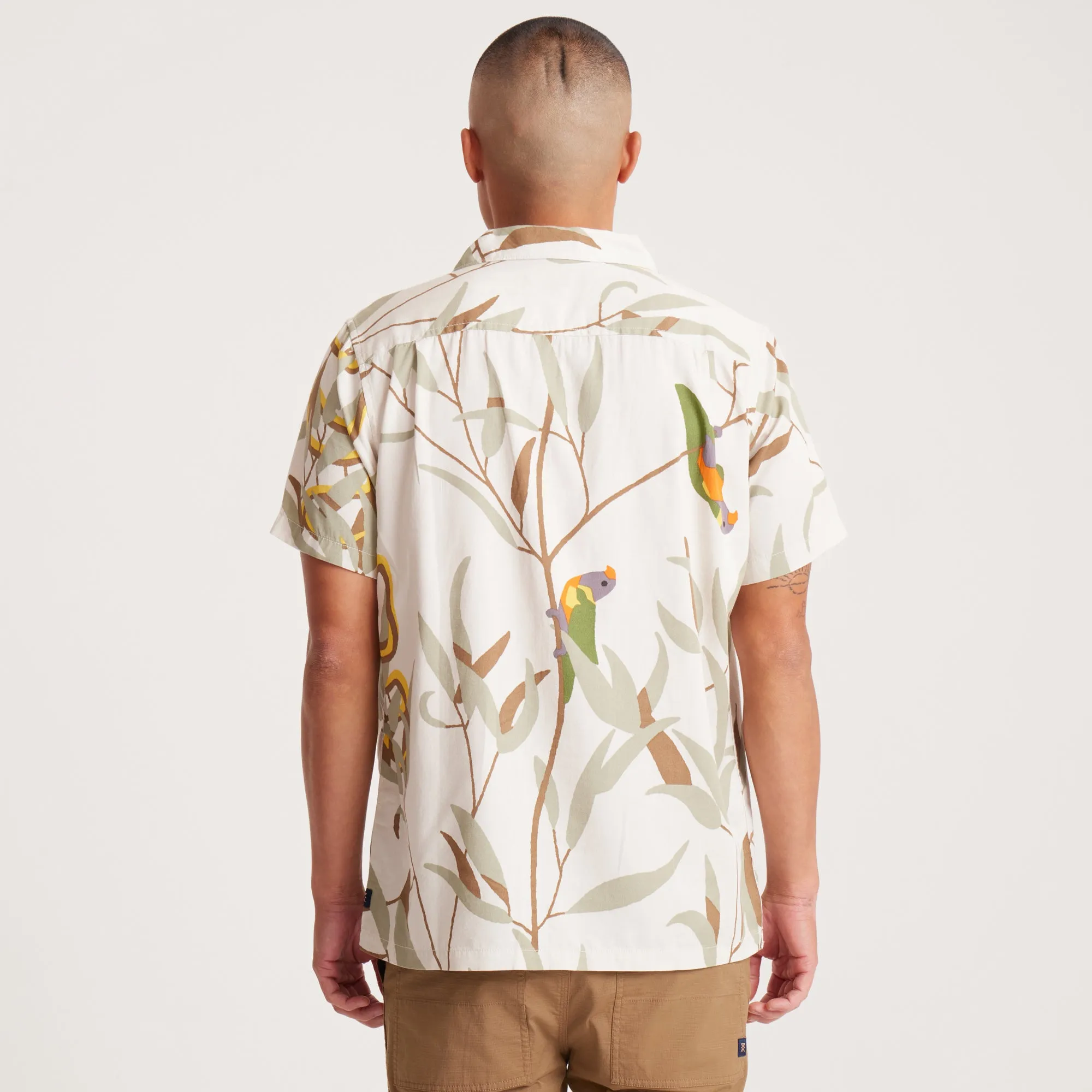 Gonzo Short Sleeve Button Up Shirt - Gum Tree Bone sold by Roark product image thumbnail 4