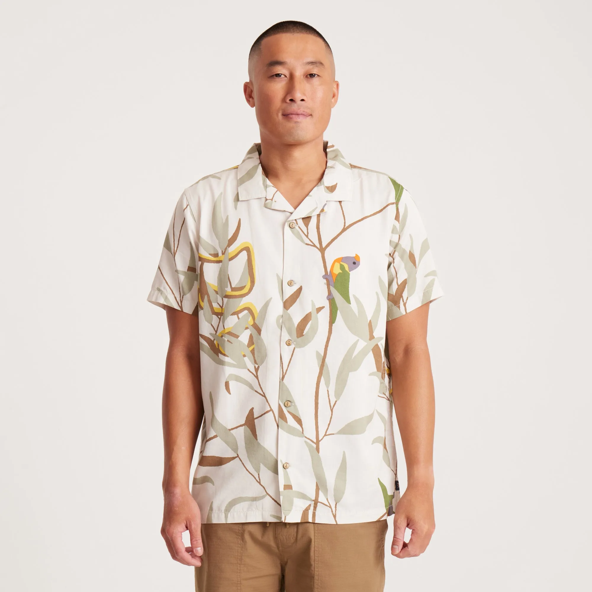 Gonzo Short Sleeve Button Up Shirt - Gum Tree Bone sold by Roark product image thumbnail 2