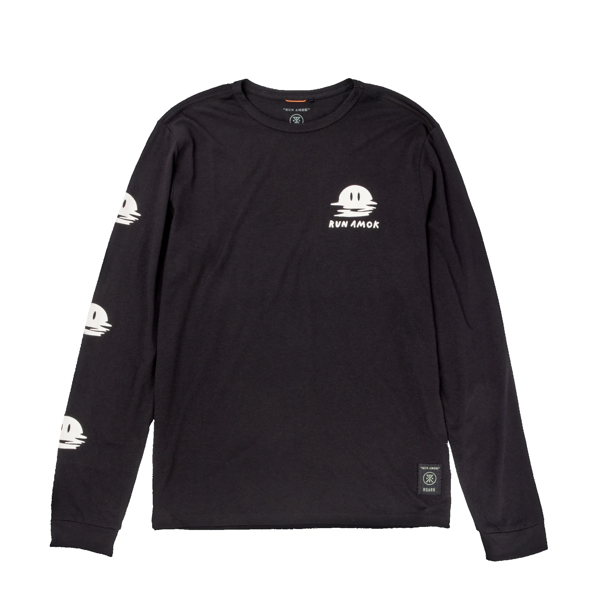 Mathis Long Sleeve Active Tee - Black sold by Roark