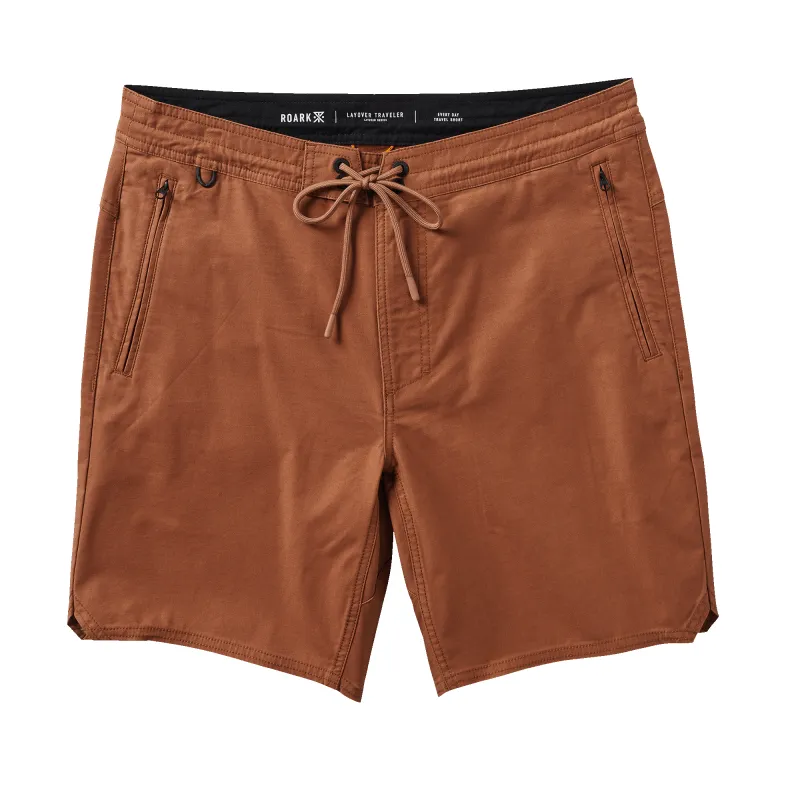 Layover Traveler Shorts - Ochre Red sold by Roark