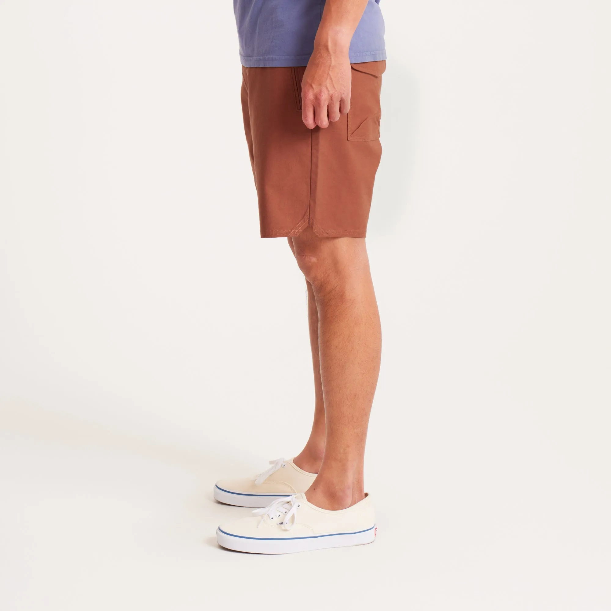 Layover Traveler Shorts - Ochre Red sold by Roark product image thumbnail 4