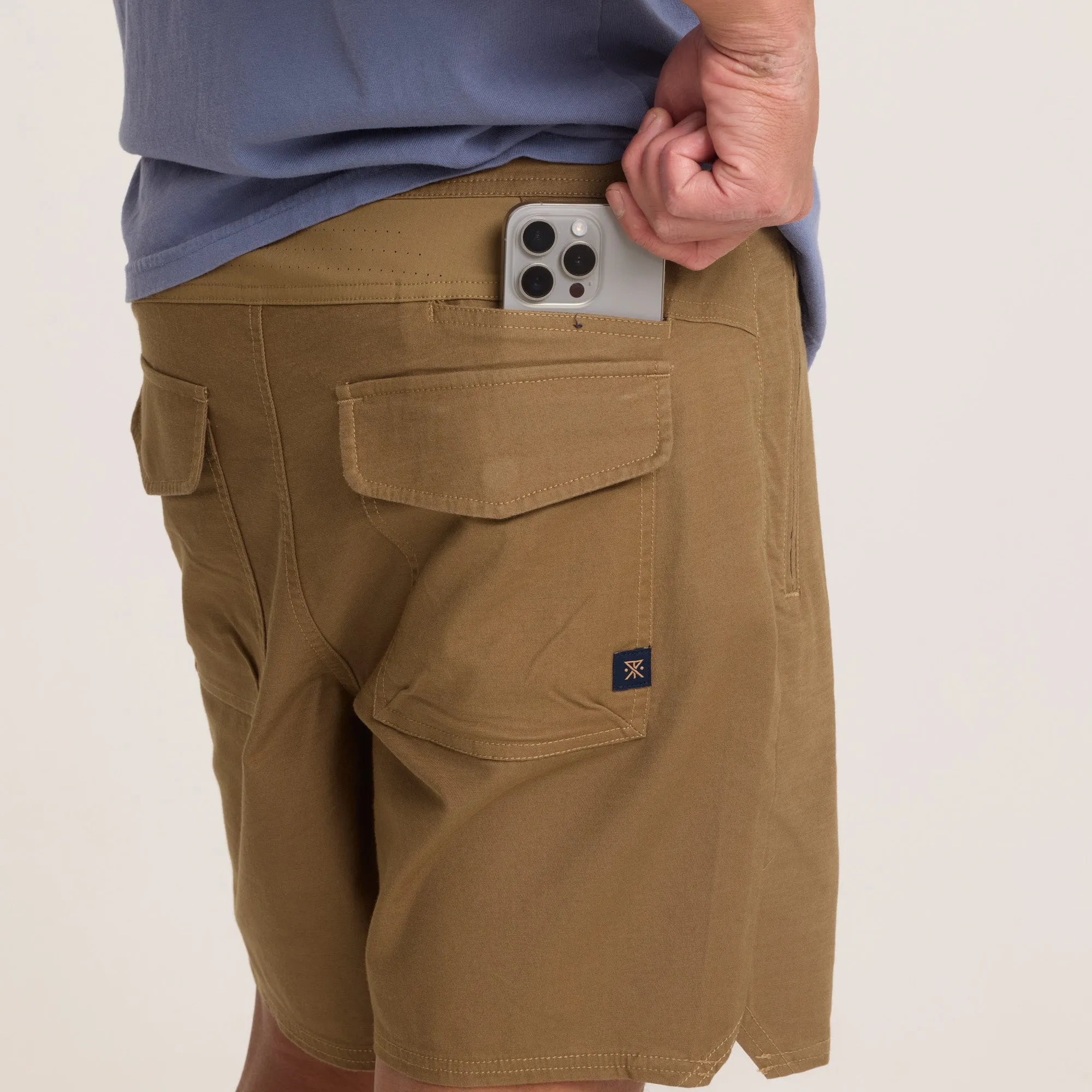 Layover Traveler Shorts - Dark Khaki sold by Roark product image thumbnail 5