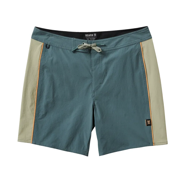 Passage 17" Boardshorts - Forest sold by Roark