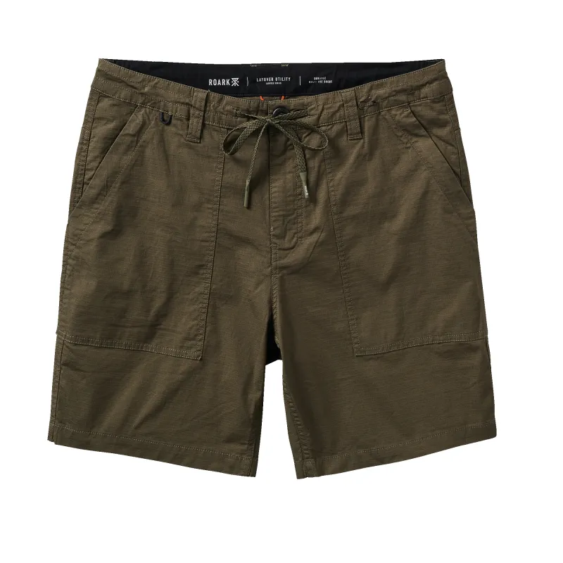 Layover Utility Ripstop Shorts - Military sold by Roark