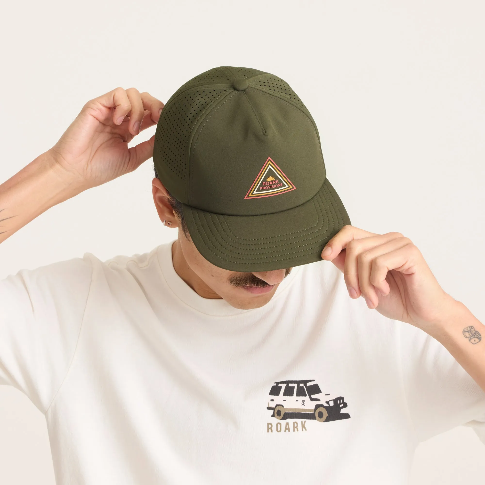 Hytide Strapback Hat - Military sold by Roark product image thumbnail 4