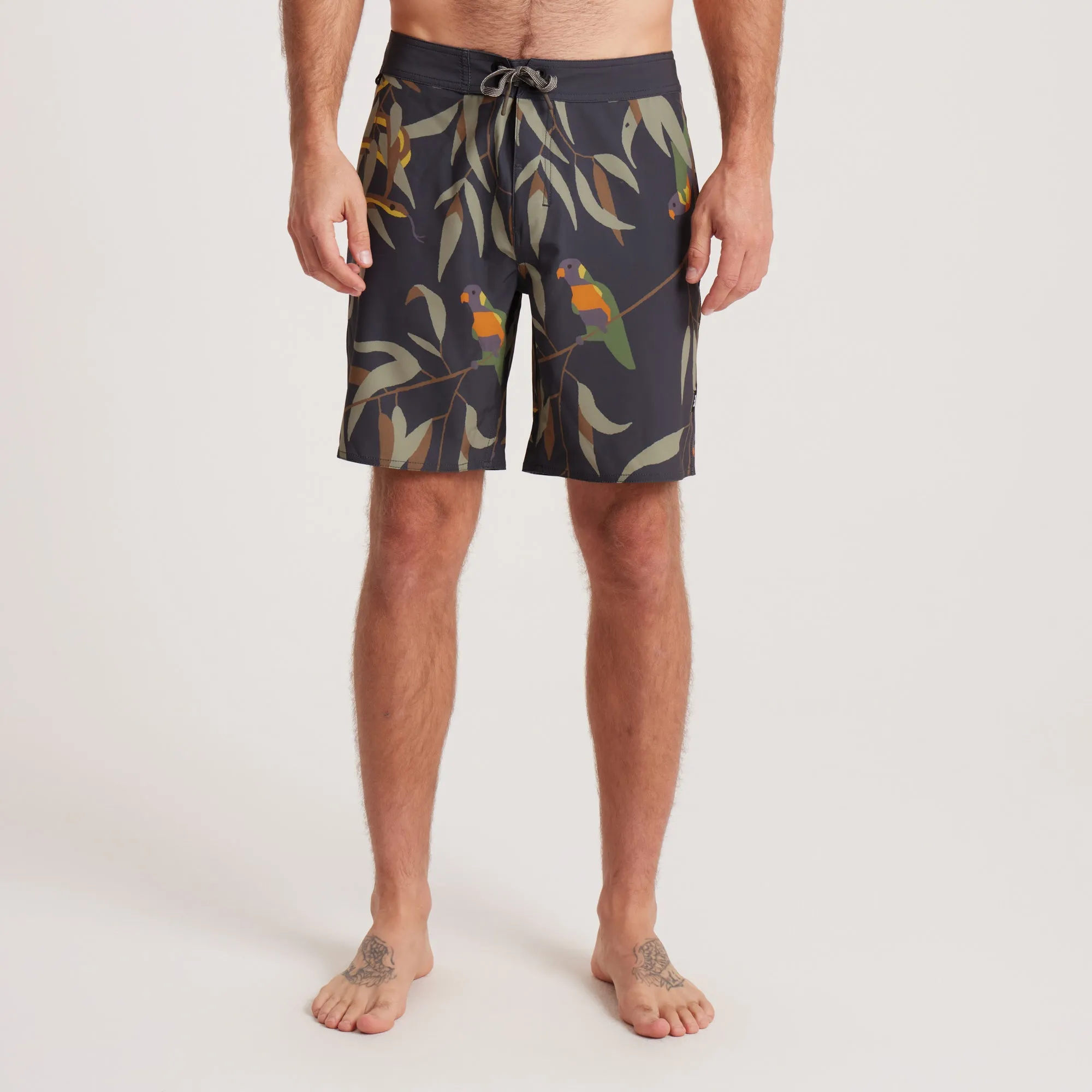 Passage 18.5" Boardshorts - Gum Tree Charcoal sold by Roark product image thumbnail 2