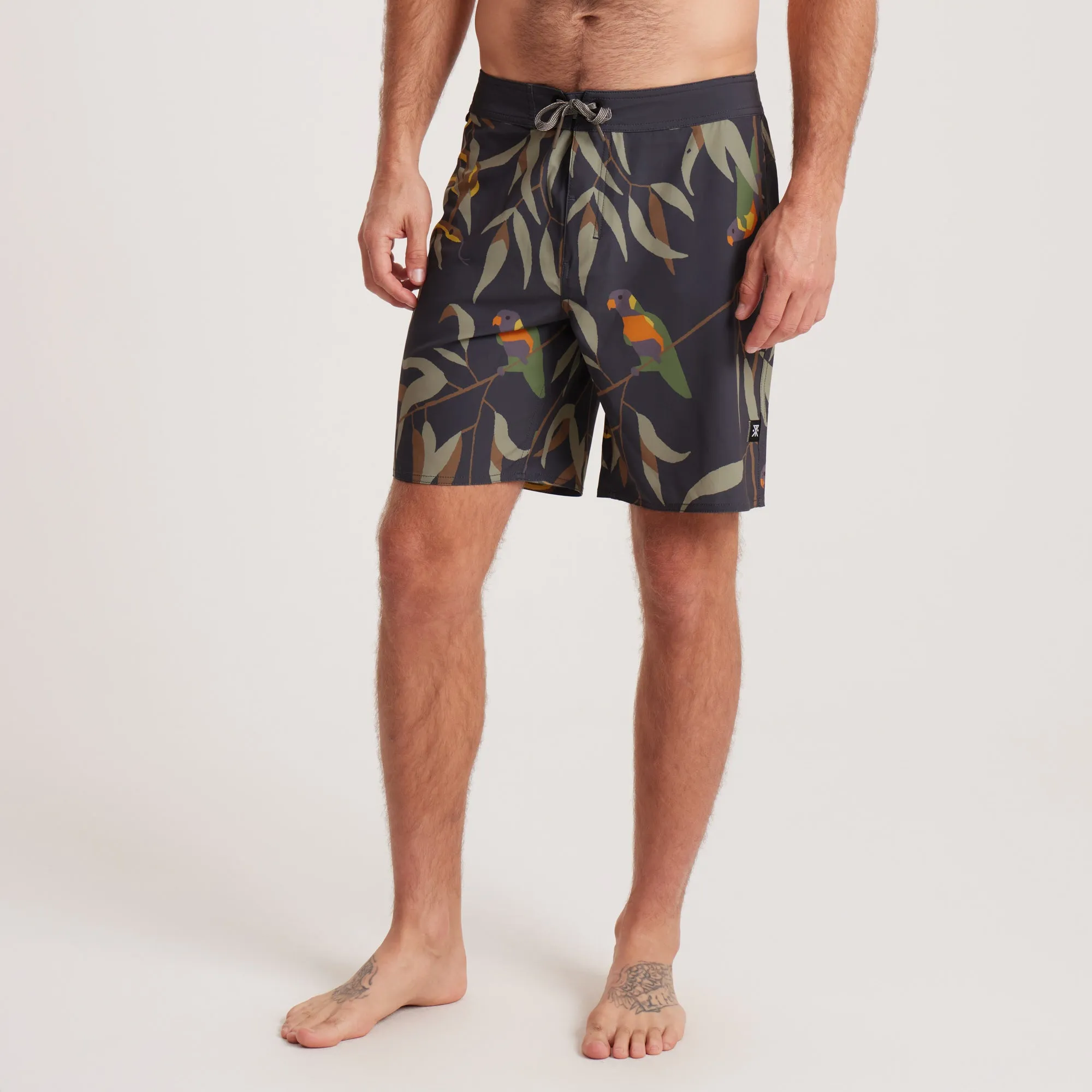Passage 18.5" Boardshorts - Gum Tree Charcoal sold by Roark product image thumbnail 3
