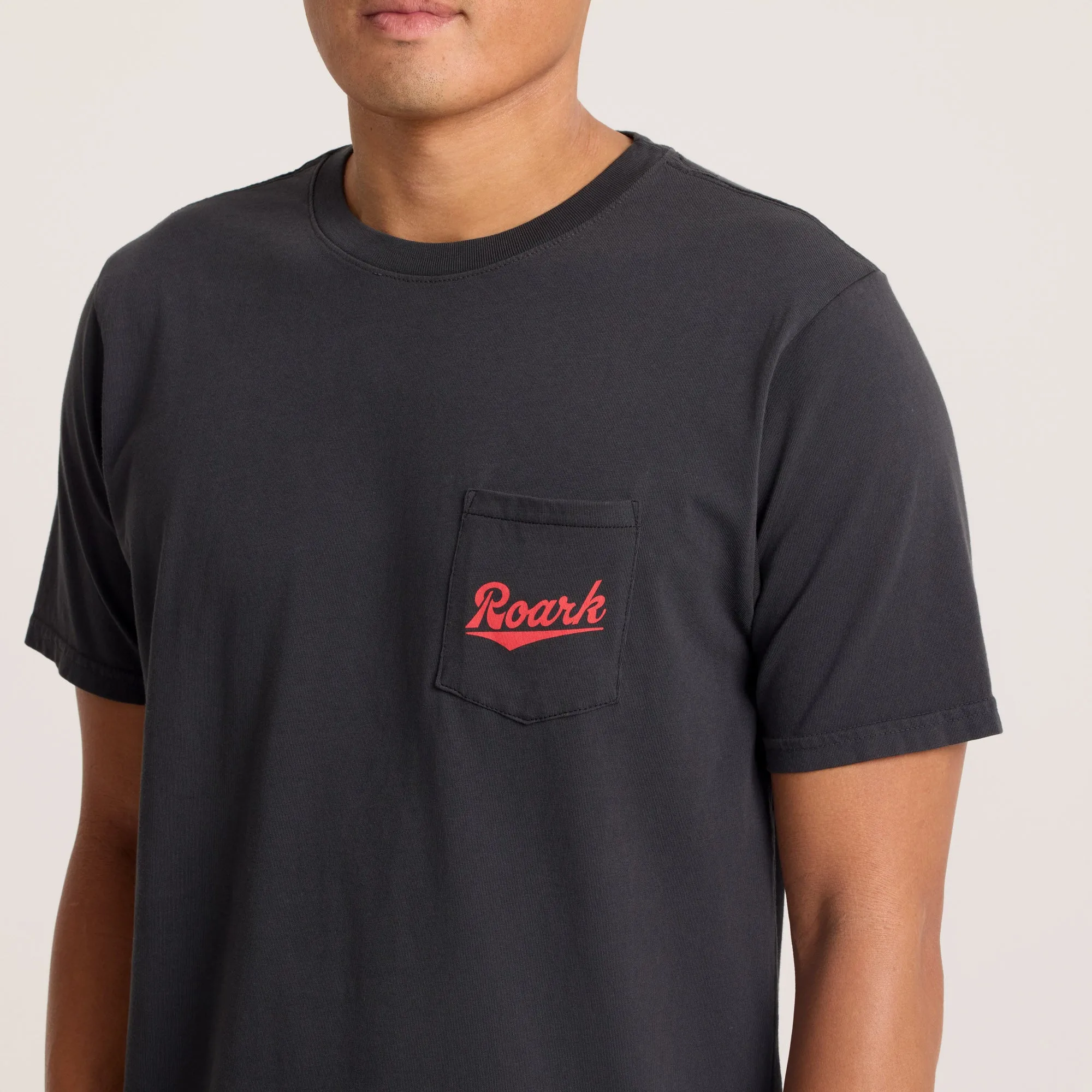 Diamond Script Pocket Premium Tee - Black sold by Roark product image thumbnail 5