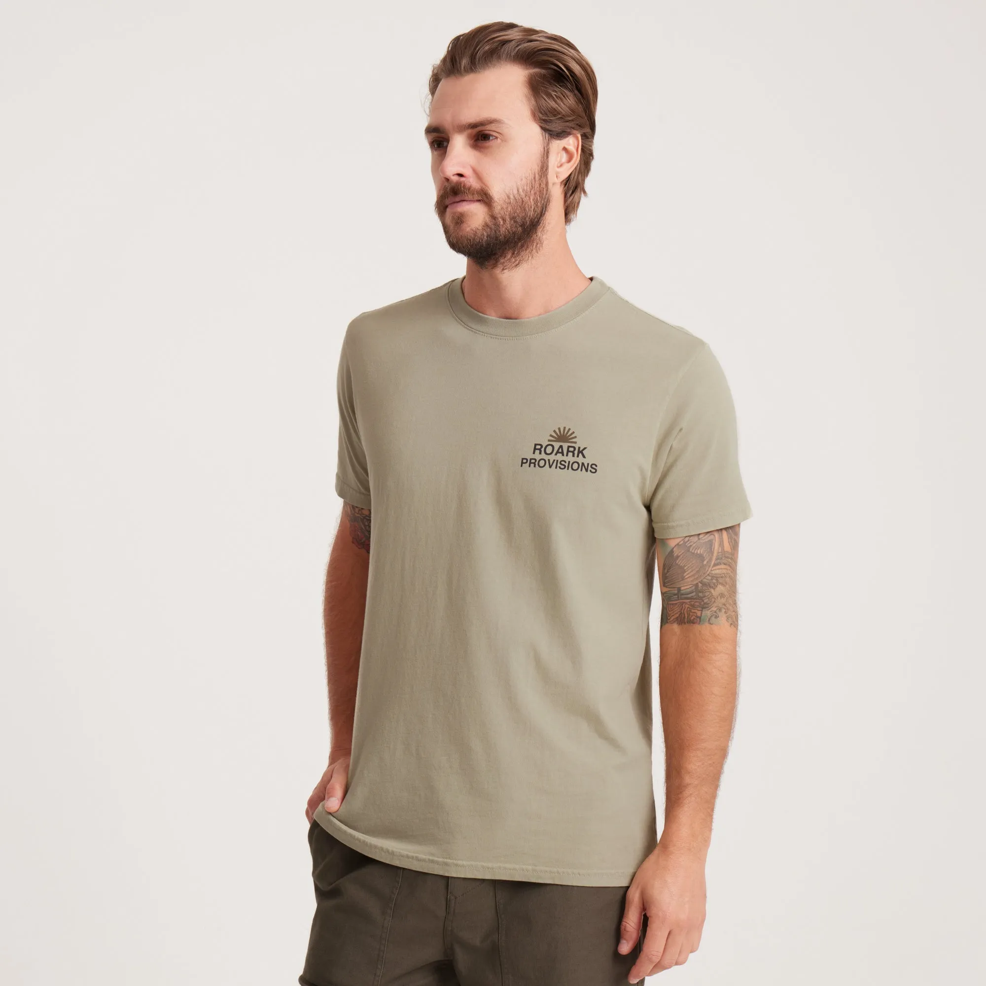 Roark Provisions Premium Tee - Sage sold by Roark product image thumbnail 3