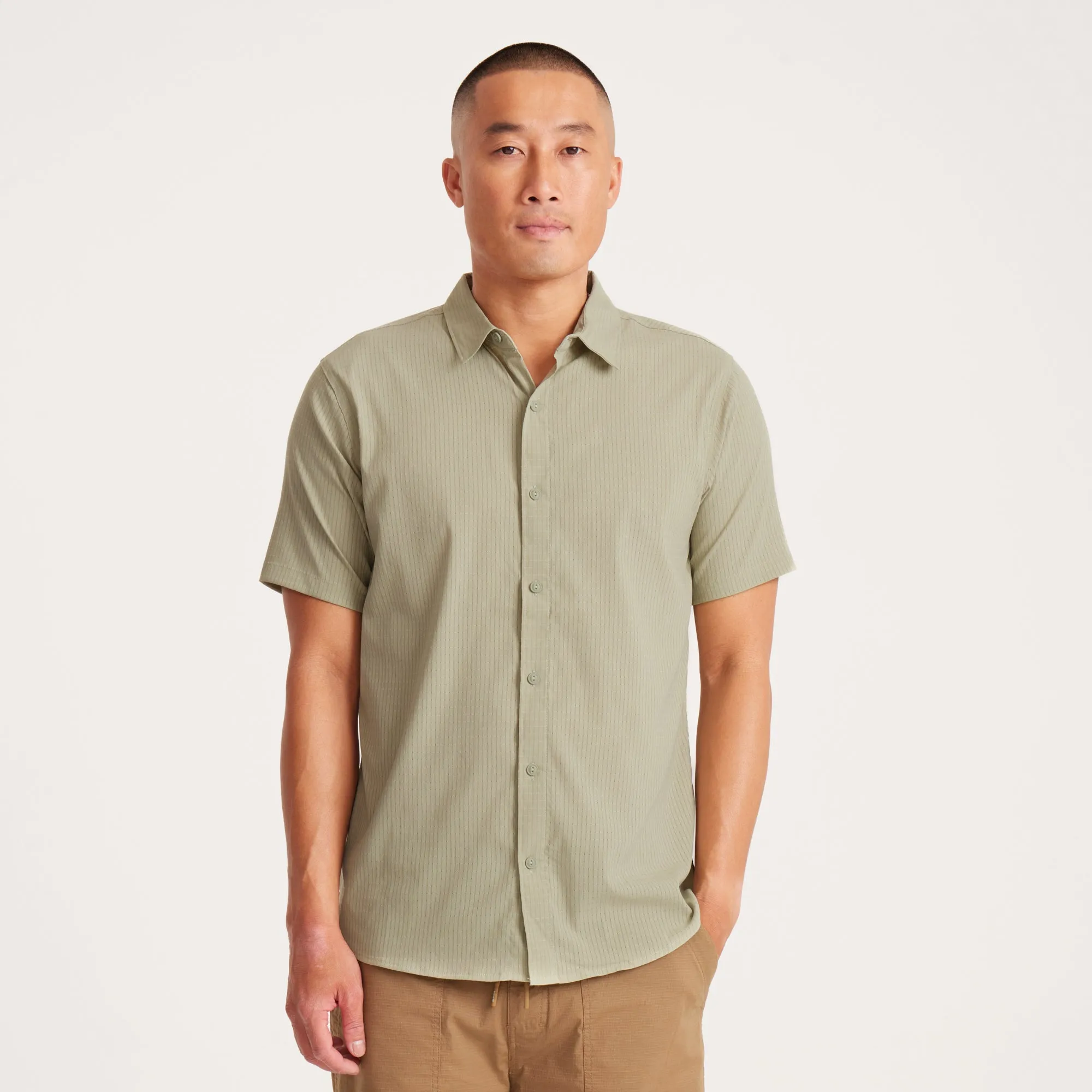 Bless Up Breathable Stretch Shirt - Sage sold by Roark product image thumbnail 2