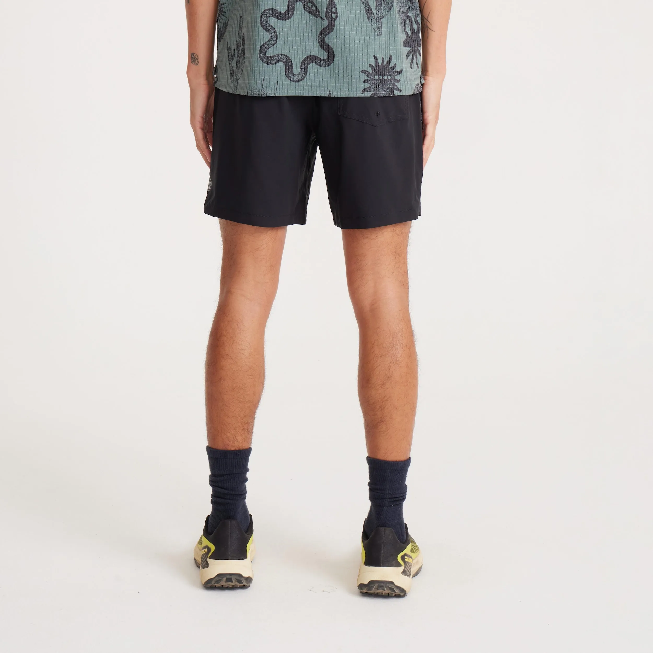 Serrano 7" Active Stretch Shorts - Black sold by Roark product image thumbnail 5