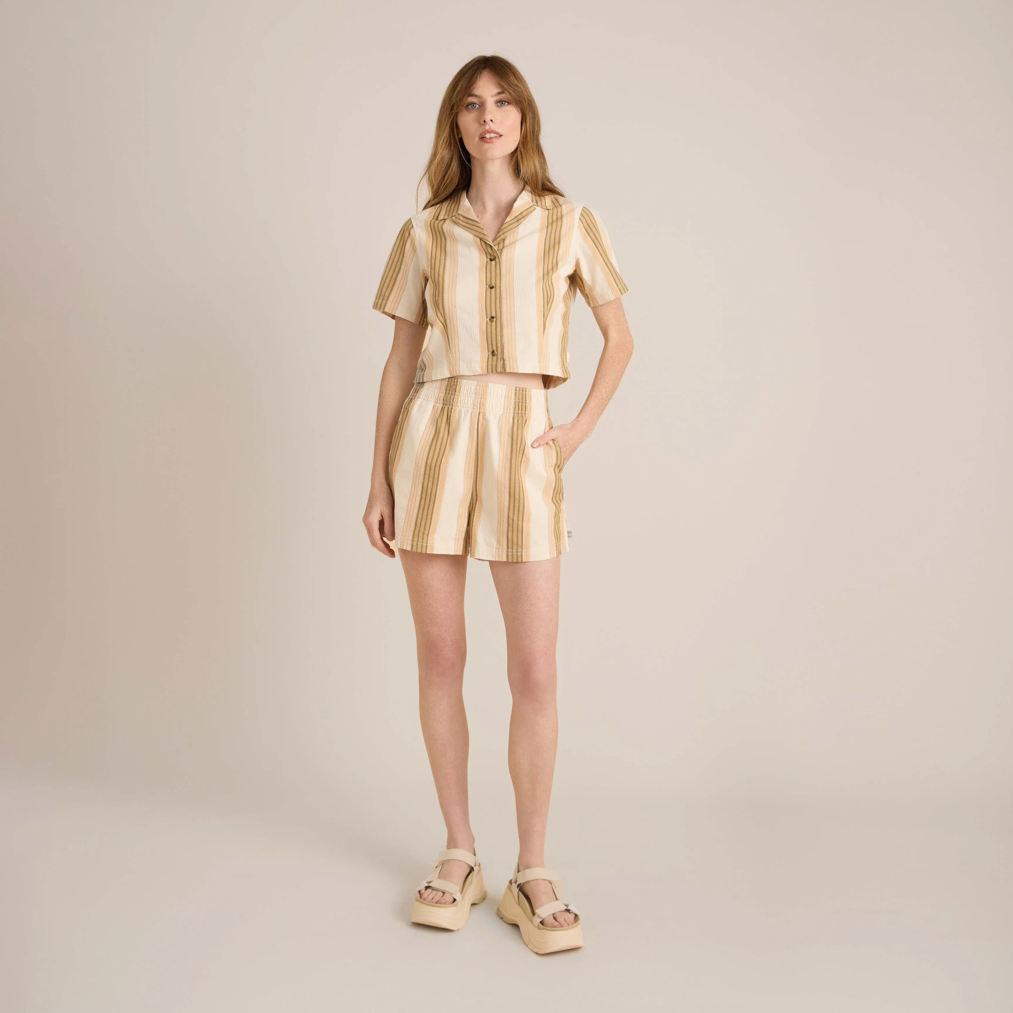 Camp Short Sleeve Button Up Shirt - Woodland sold by Roark product image thumbnail 4