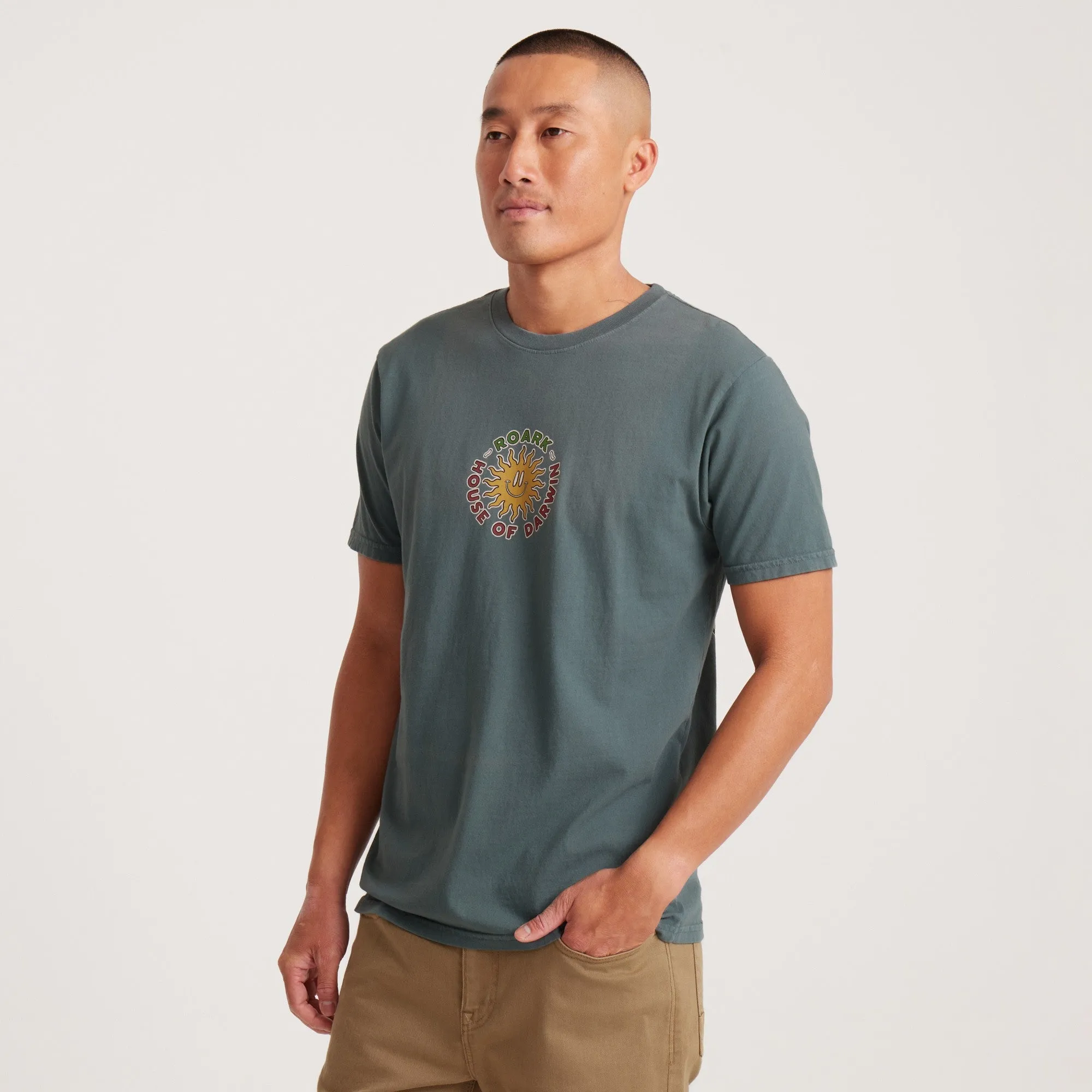 H.O.D Postcard Premium Tee - Forest sold by Roark product image thumbnail 3