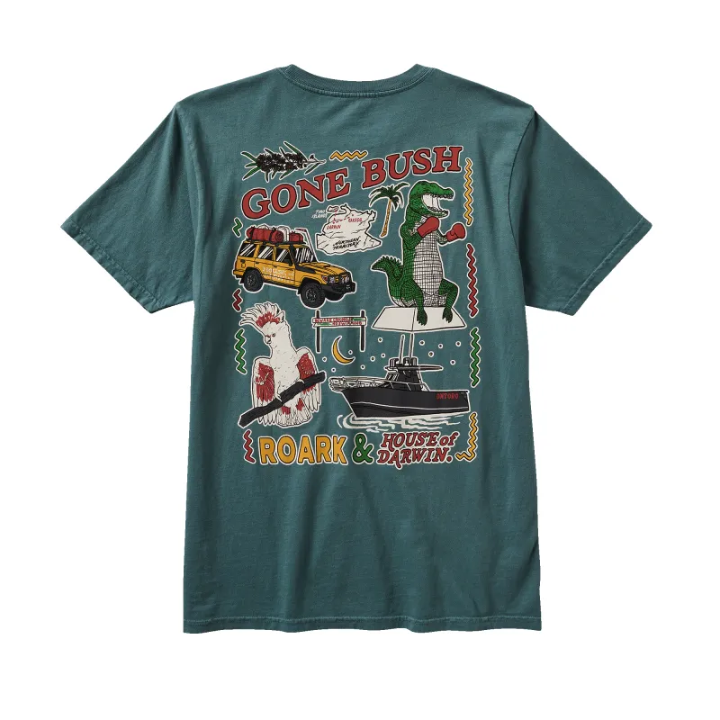 H.O.D Postcard Premium Tee - Forest made by Roark