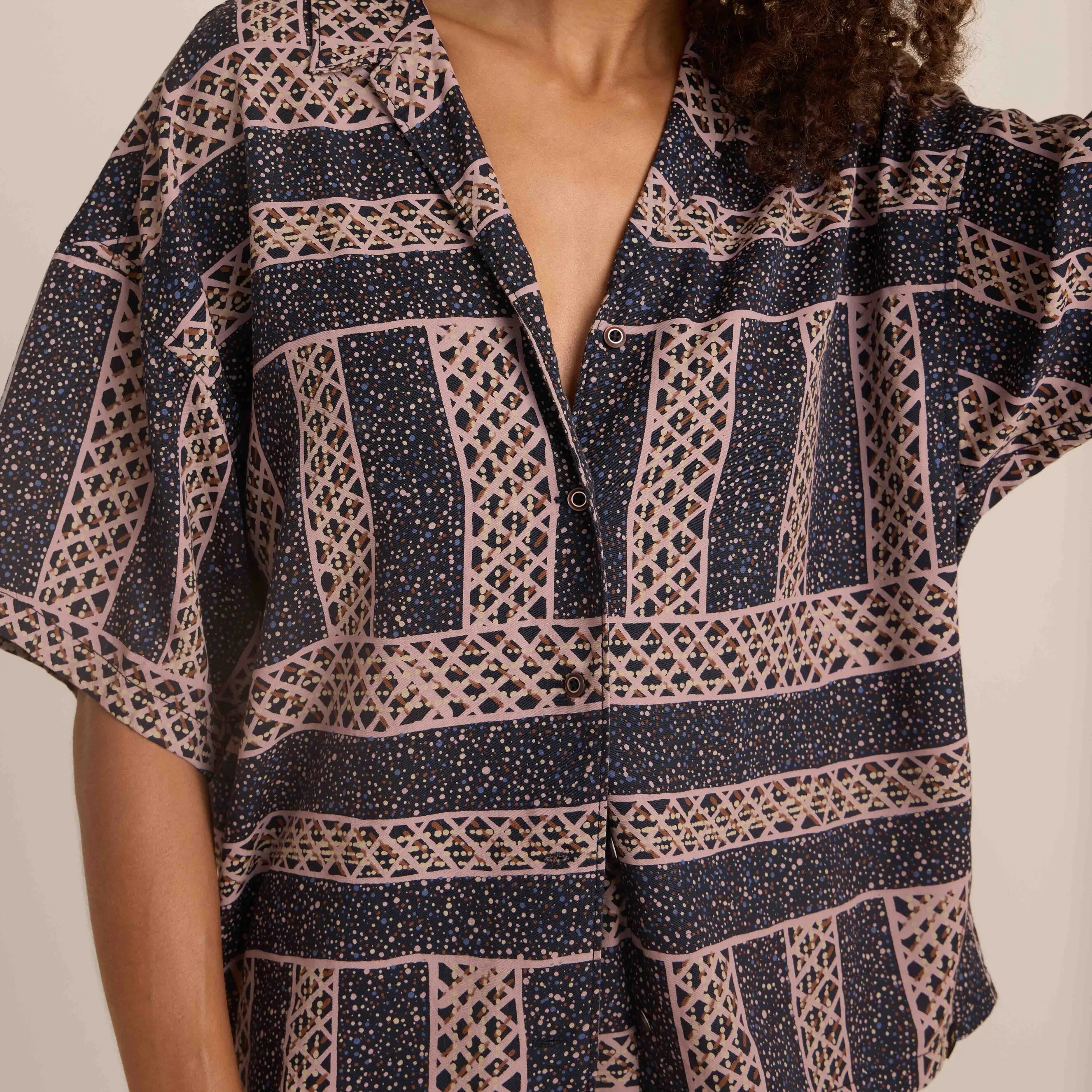 Riviera Short Sleeve Shirt - H.O.D Dark Navy sold by Roark product image thumbnail 5
