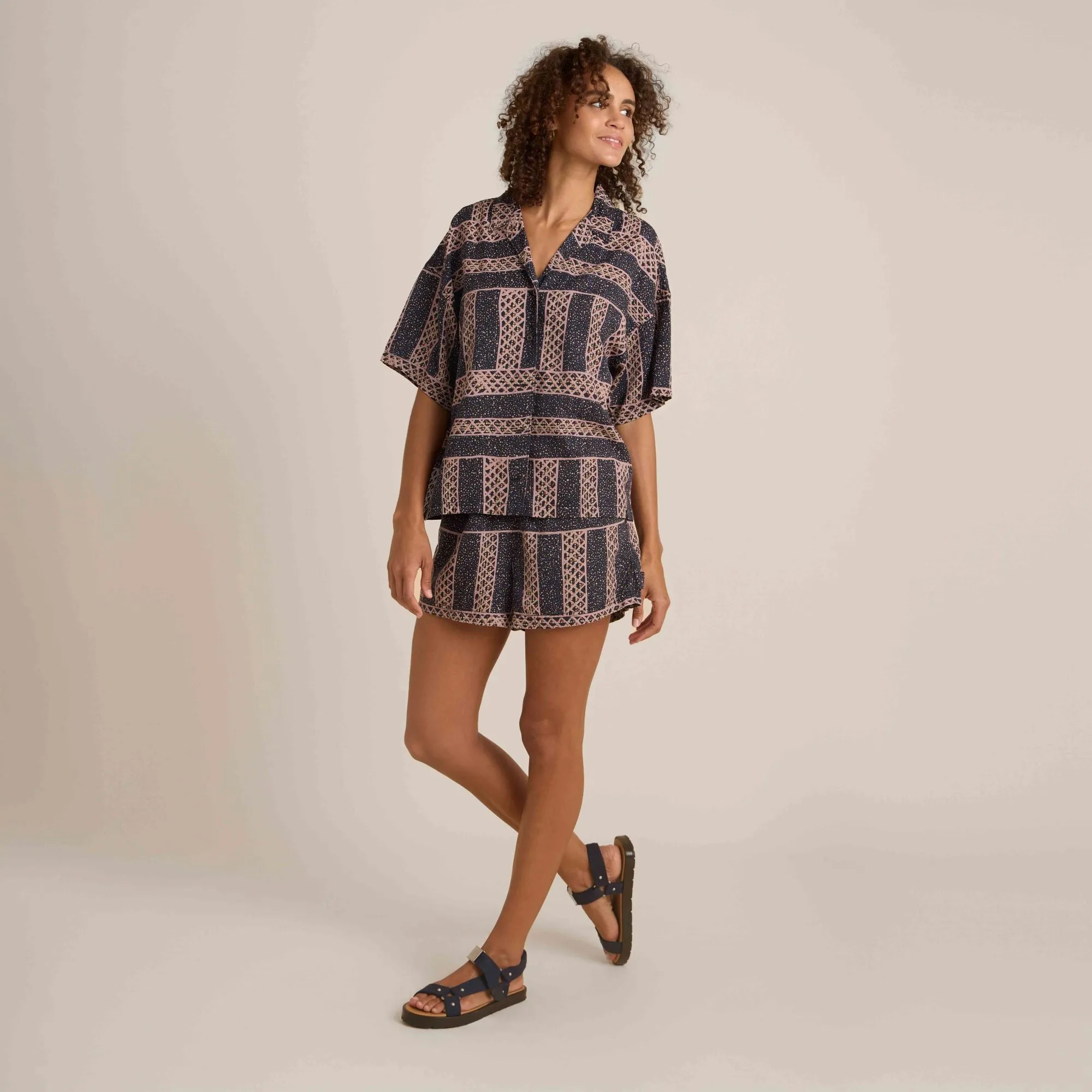 Riviera Short Sleeve Shirt - H.O.D Dark Navy sold by Roark product image thumbnail 4