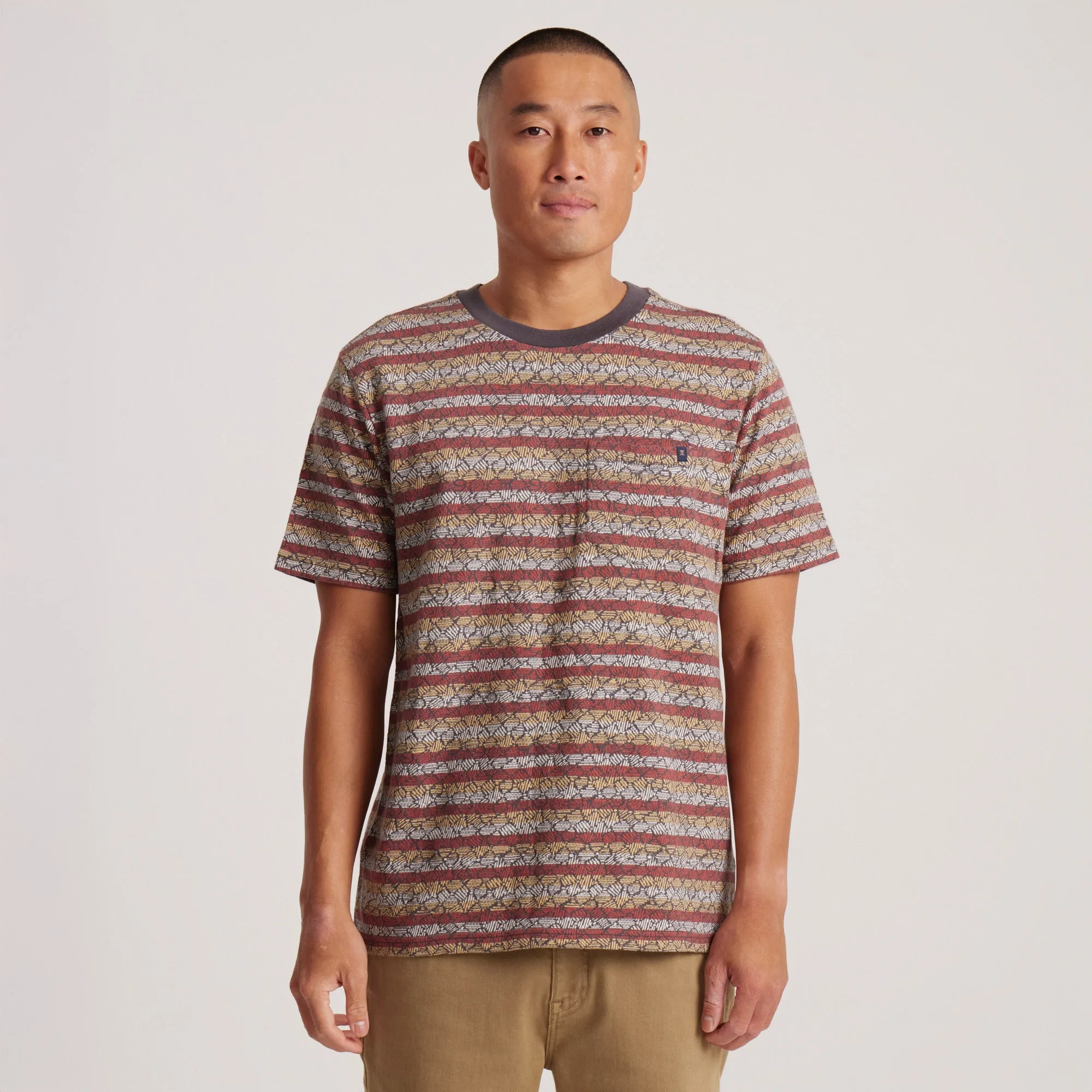 Journey Jacquard Short Sleeve Tee - H.O.D Sunburst sold by Roark product image thumbnail 2