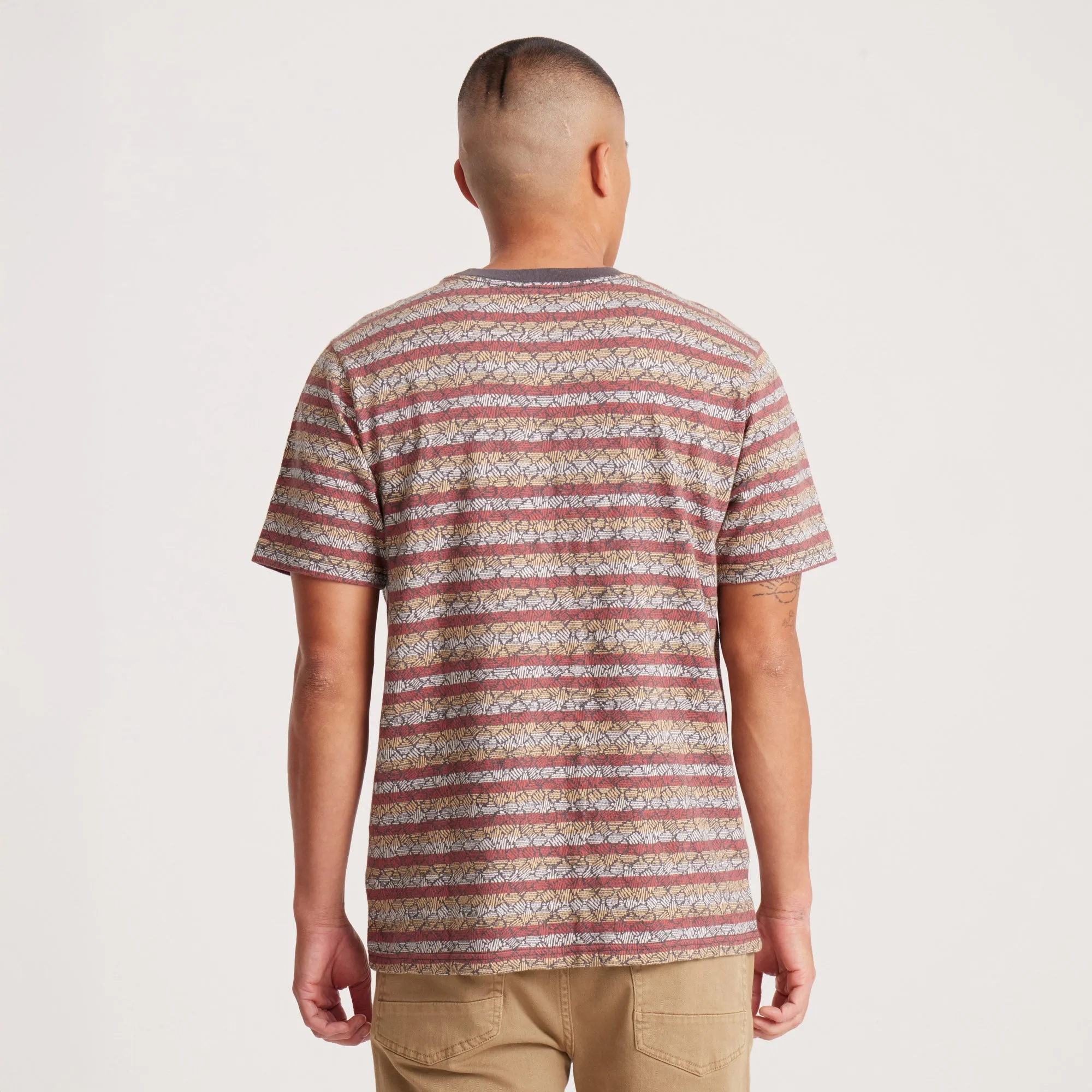 Journey Jacquard Short Sleeve Tee - H.O.D Sunburst sold by Roark product image thumbnail 5