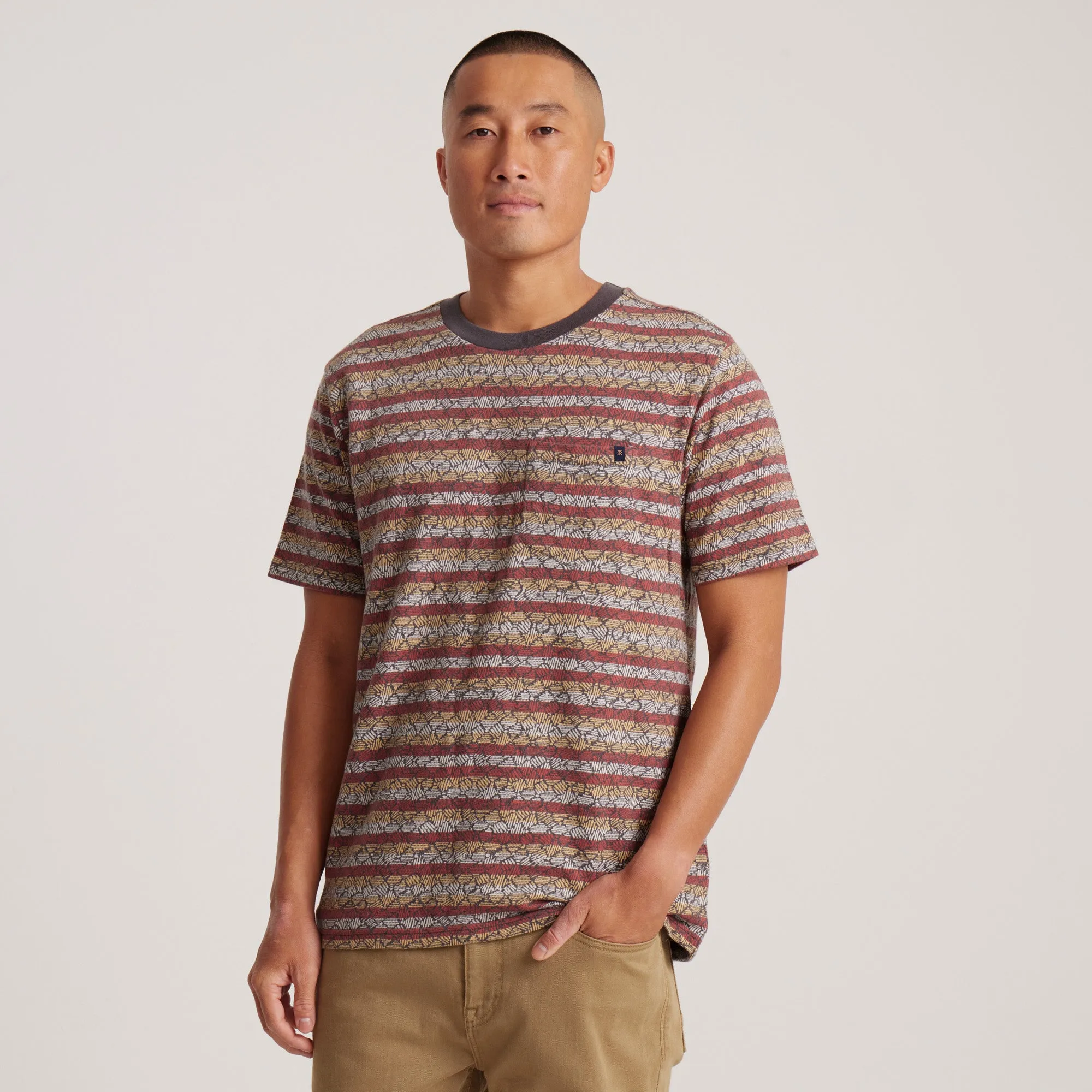 Journey Jacquard Short Sleeve Tee - H.O.D Sunburst sold by Roark product image thumbnail 3