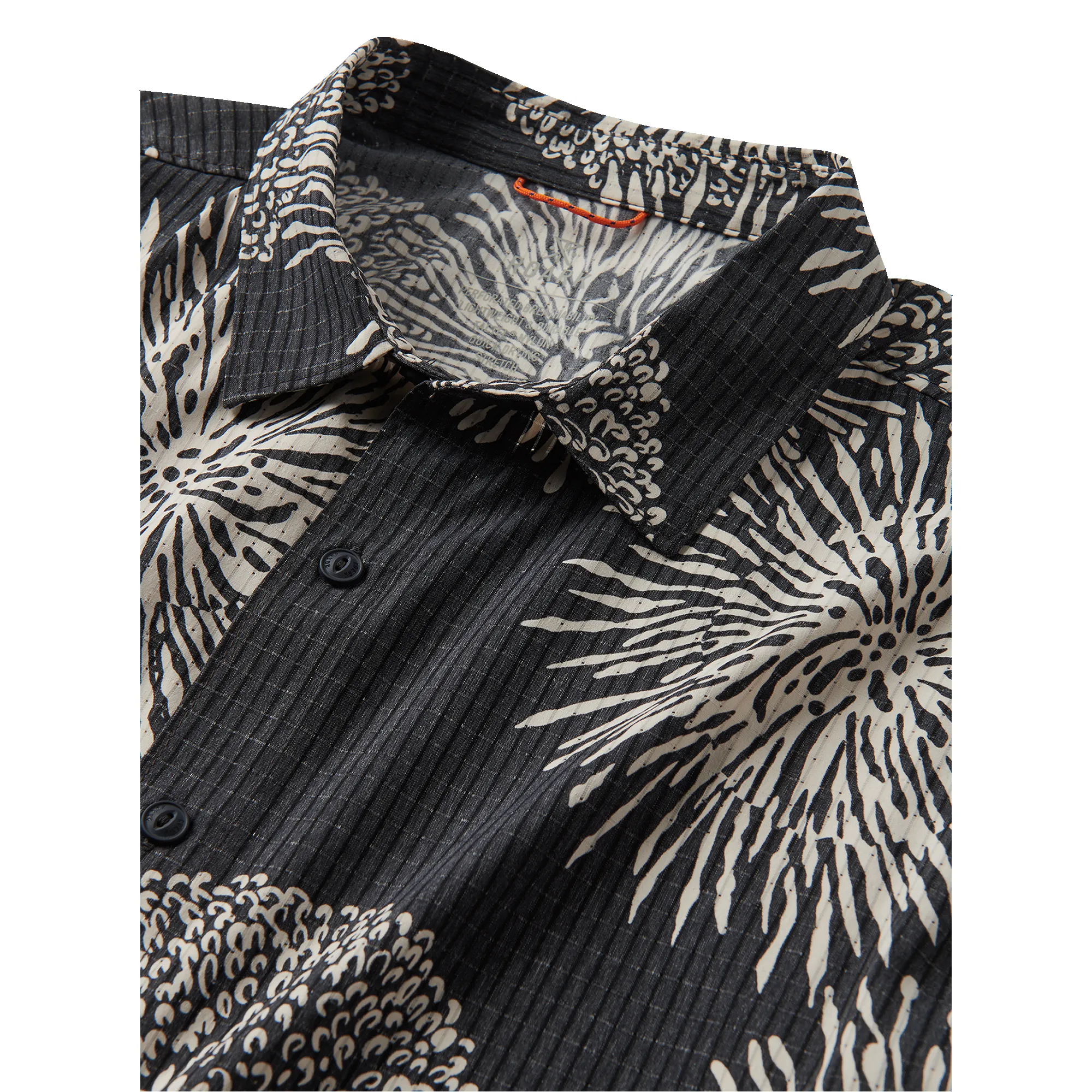 Bless Up Breathable Stretch Shirt - Black Floral sold by Roark product image thumbnail 3