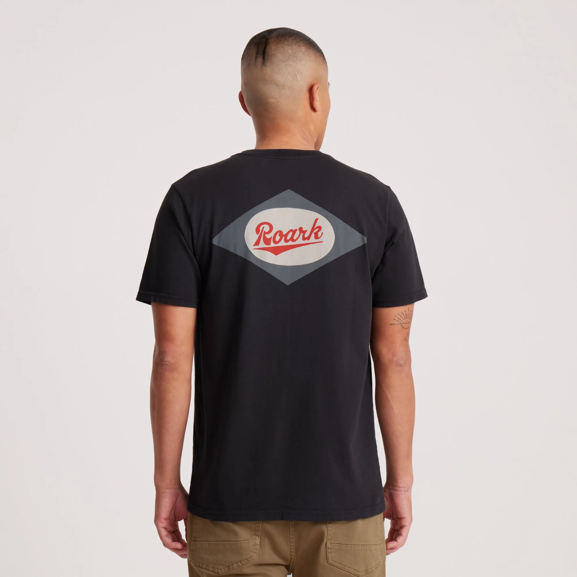 Diamond Script Pocket Premium Tee - Black sold by Roark product image thumbnail 4