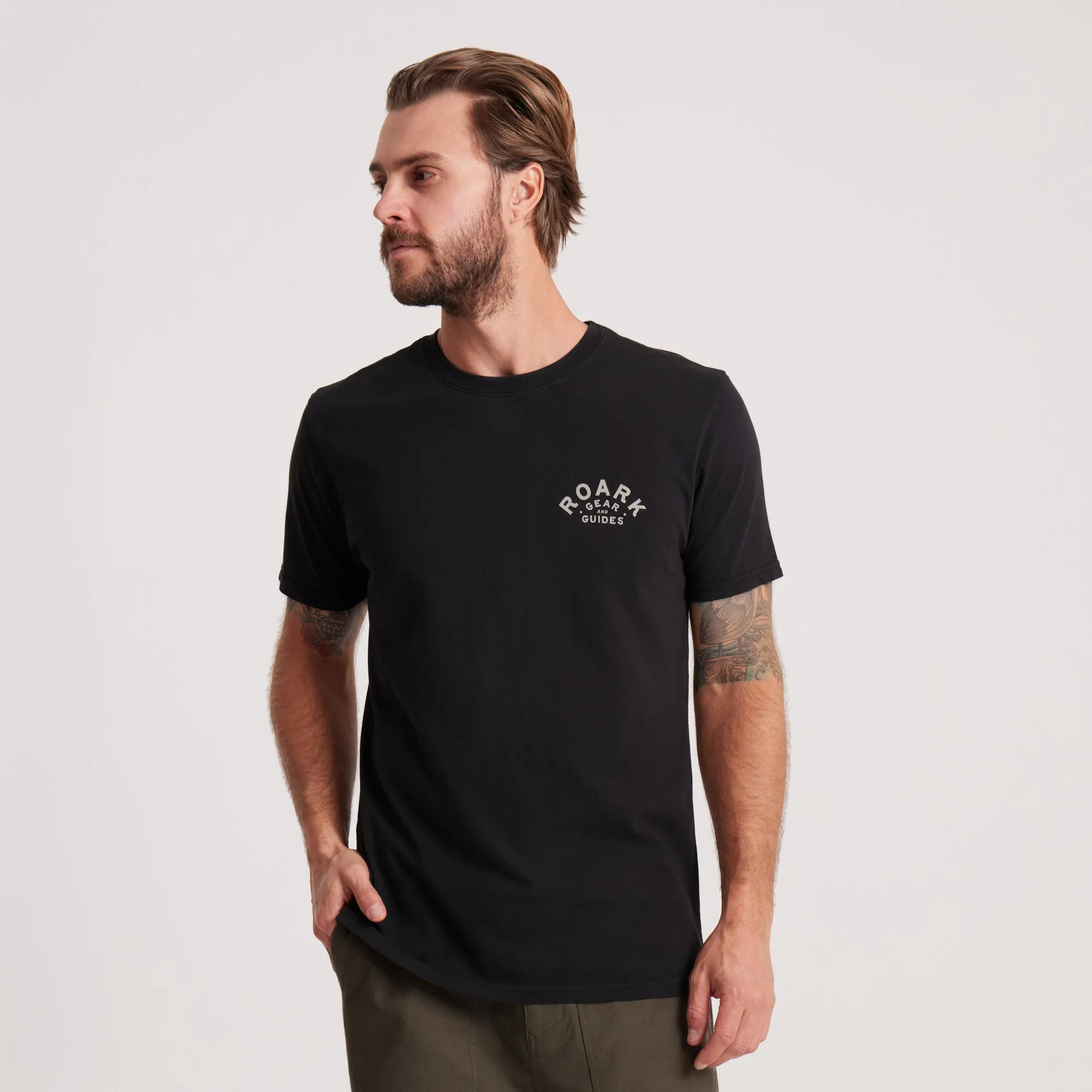 Gear & Guides Premium Tee - Black sold by Roark product image thumbnail 3