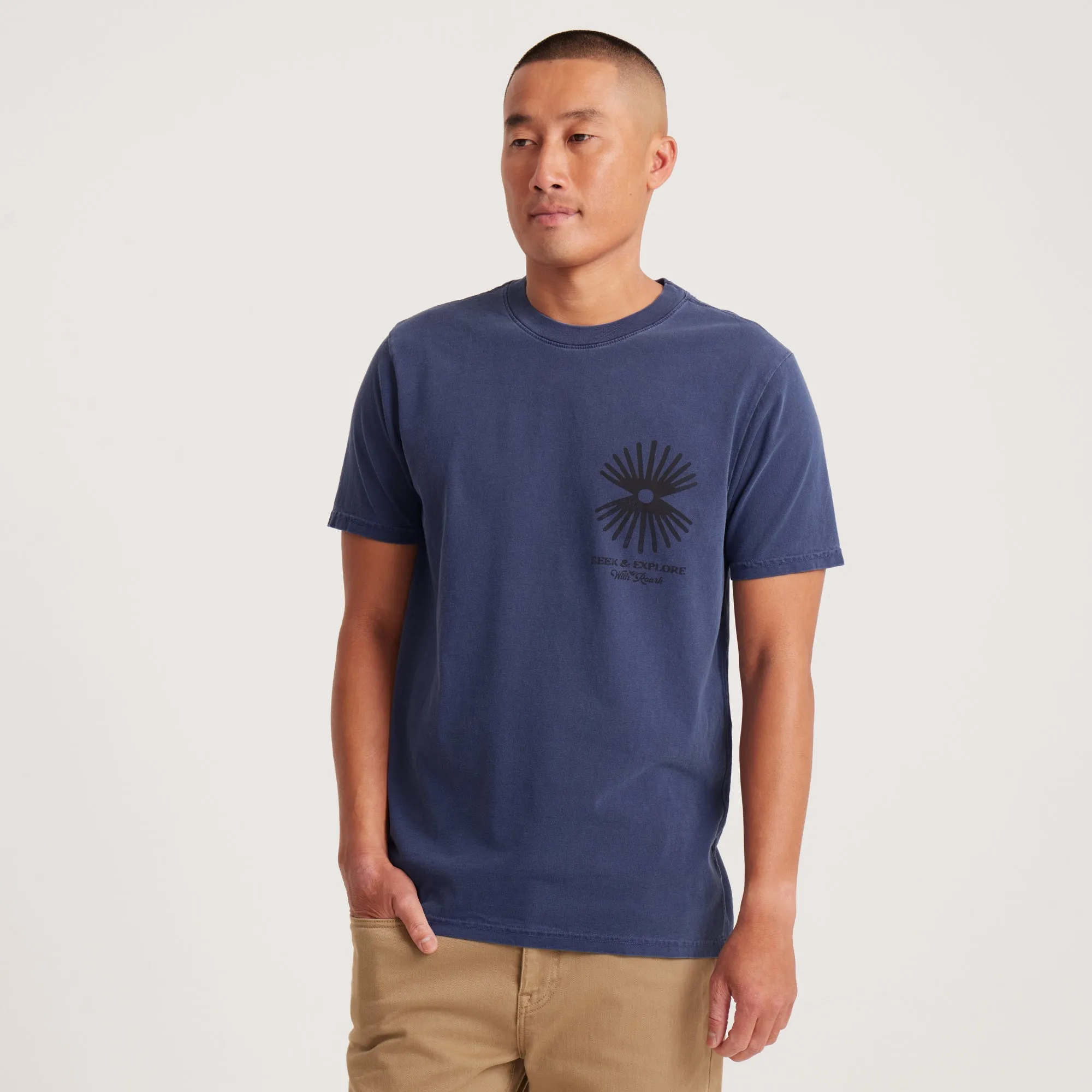 Seek And Explore Premium Tee - Slate sold by Roark product image thumbnail 3
