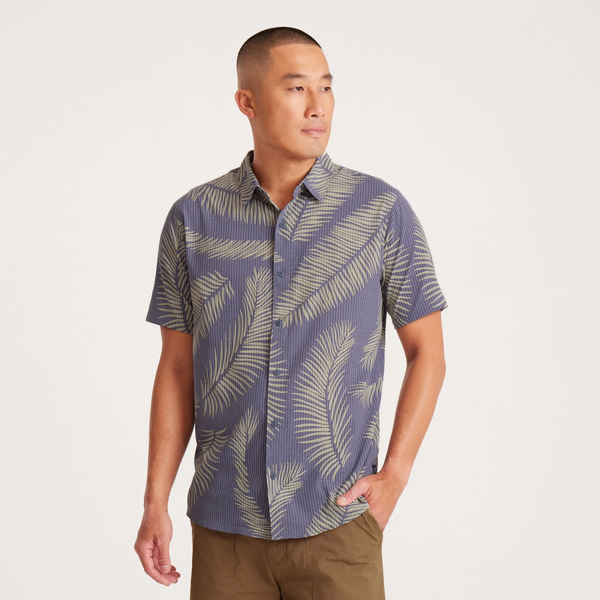 Bless Up Breathable Stretch Shirt - Fire Fern Slate sold by Roark product image thumbnail 3