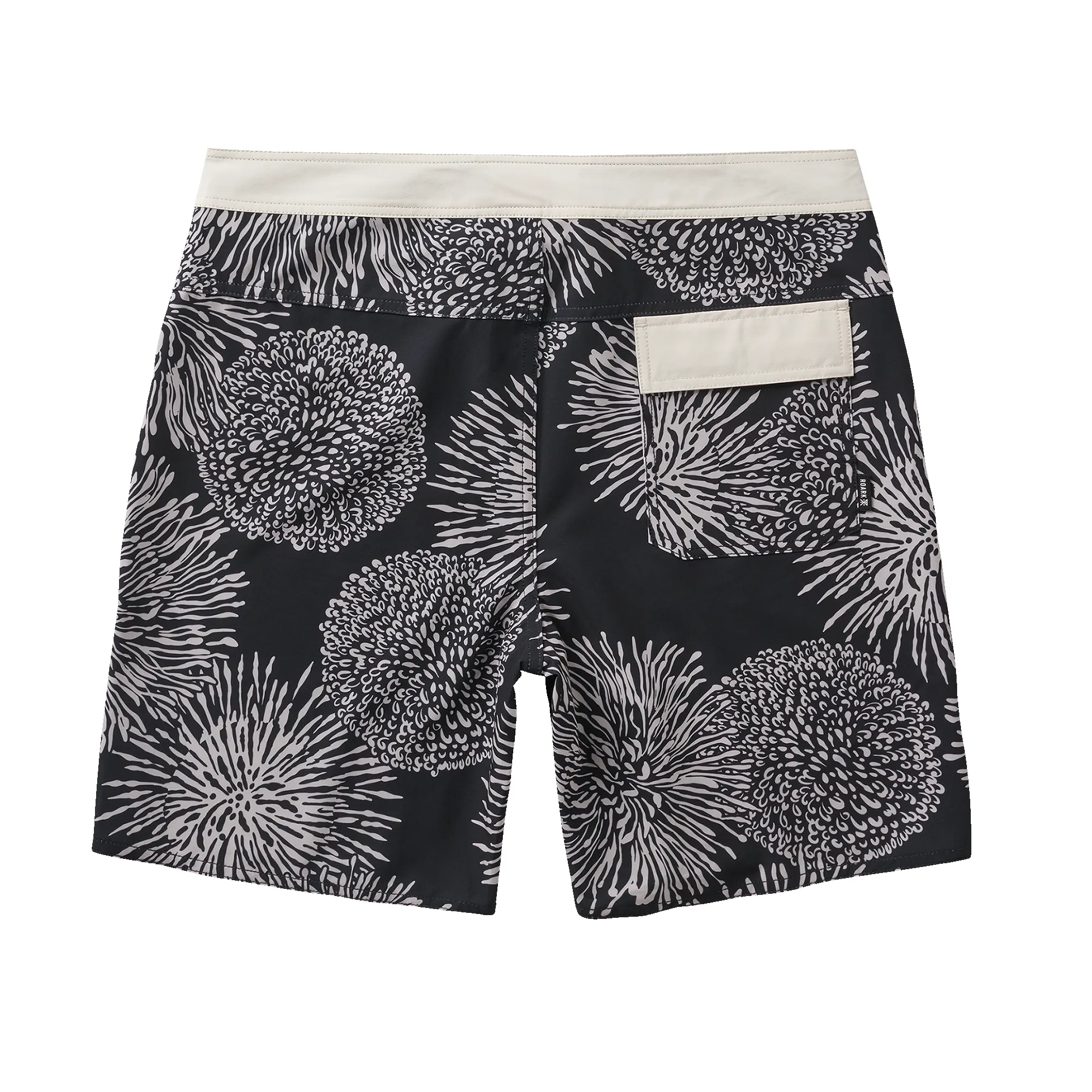 Passage 18.5" Boardshorts - Black Floral sold by Roark product image thumbnail 2