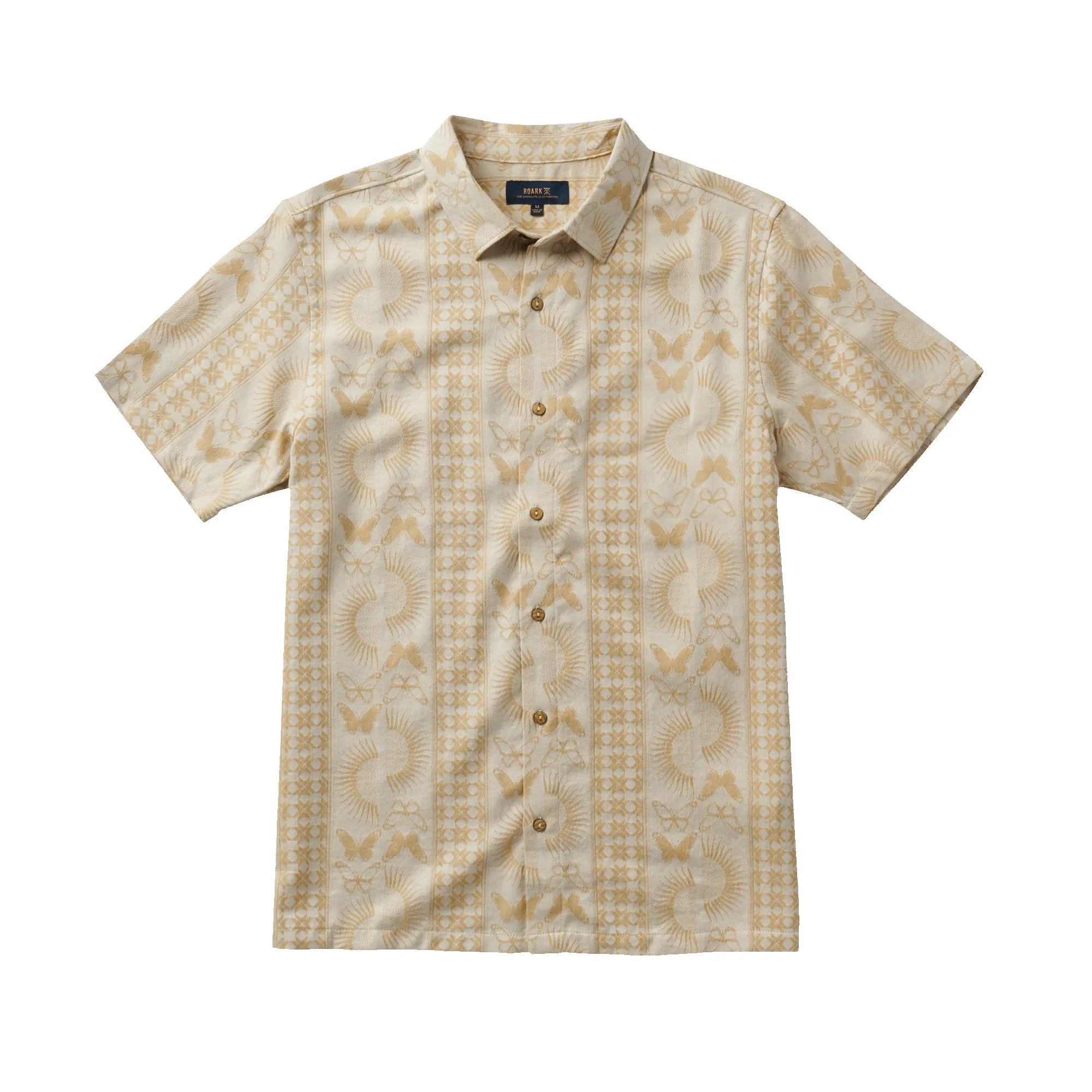 Gonzo Short Sleeve Button Up Shirt - Sand sold by Roark