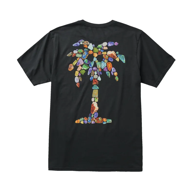 Opal Palm Premium Tee - Black sold by Roark