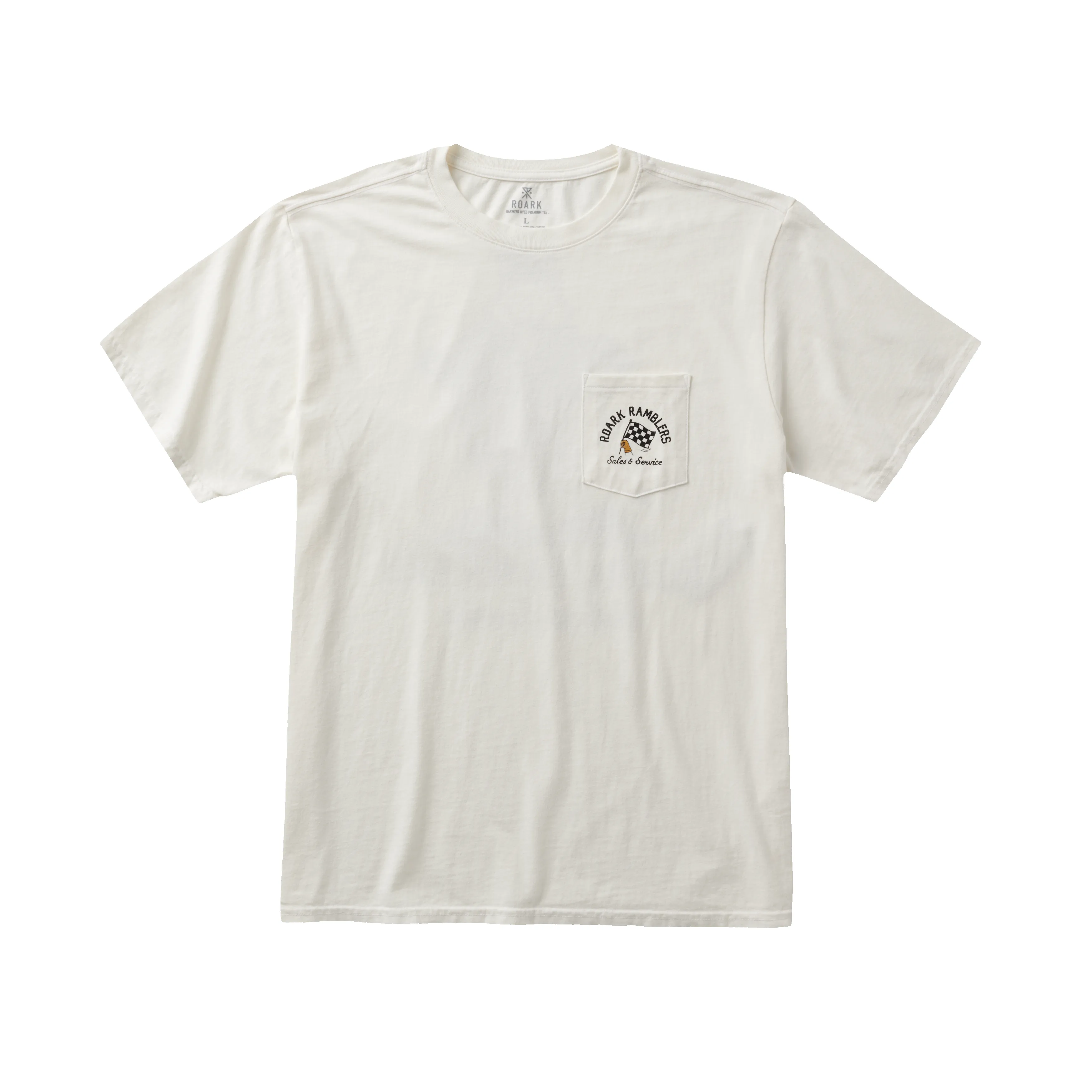 Ramblers Pocket Premium Tee - Off White sold by Roark product image thumbnail 2