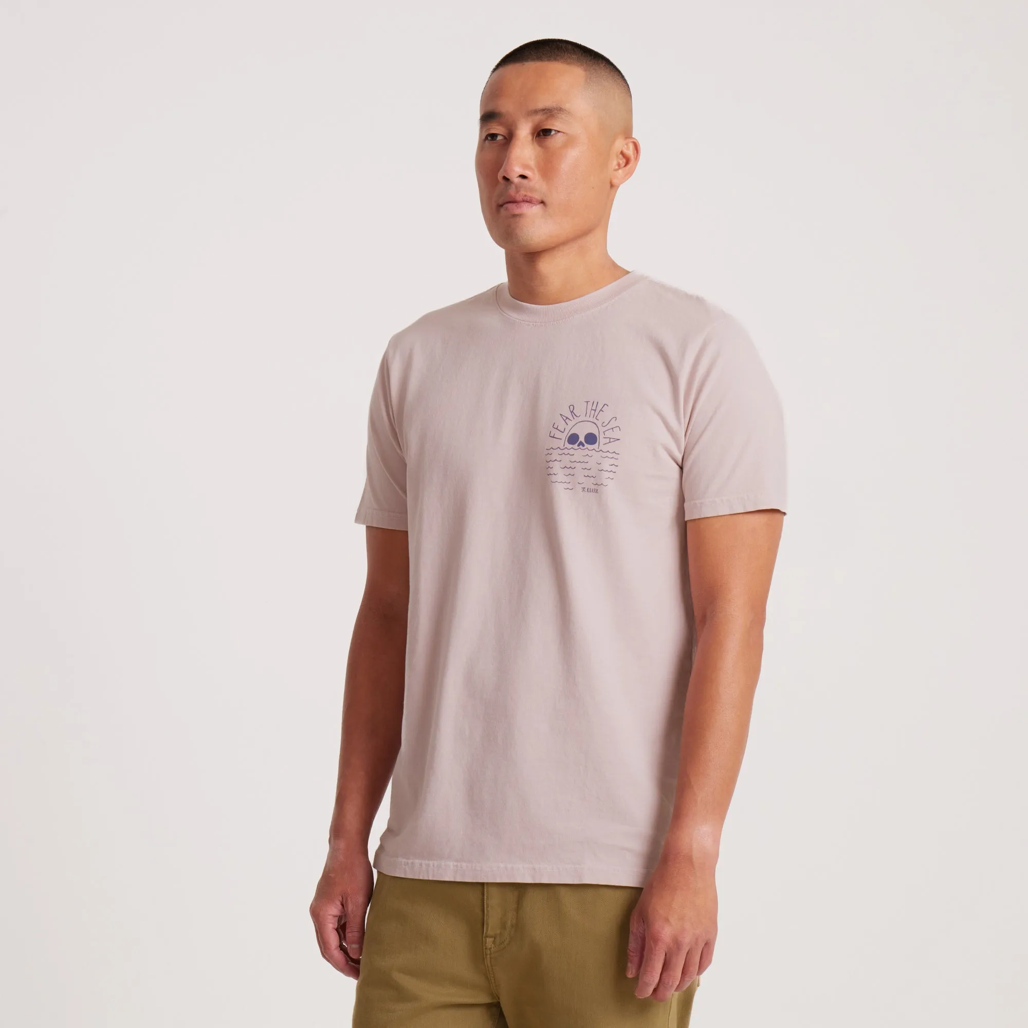 Fear The Sea Premium Tee - Dusty Violet sold by Roark product image thumbnail 3