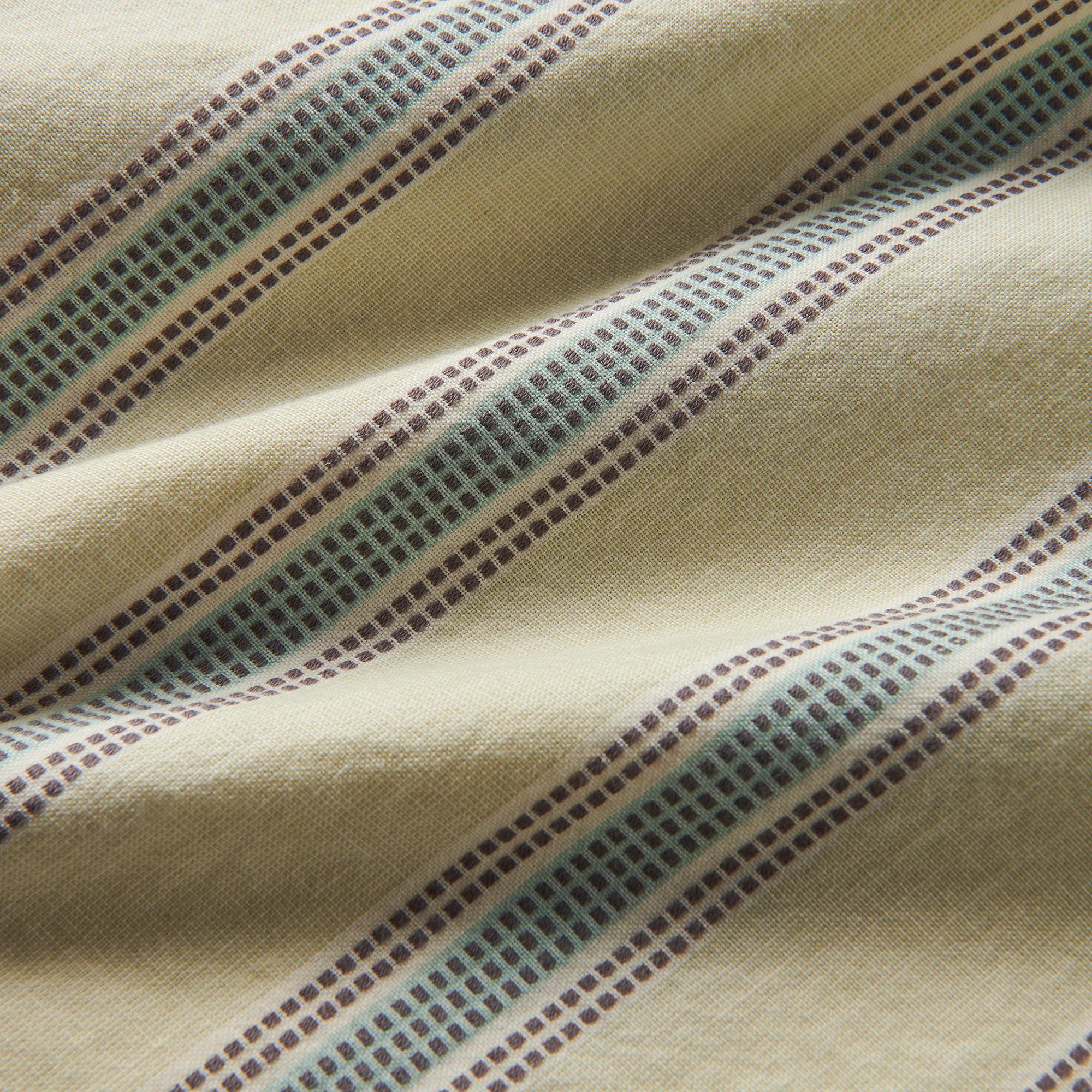 Journey Short Sleeve Button Up Shirt - Stripe Seafoam sold by Roark product image thumbnail 4