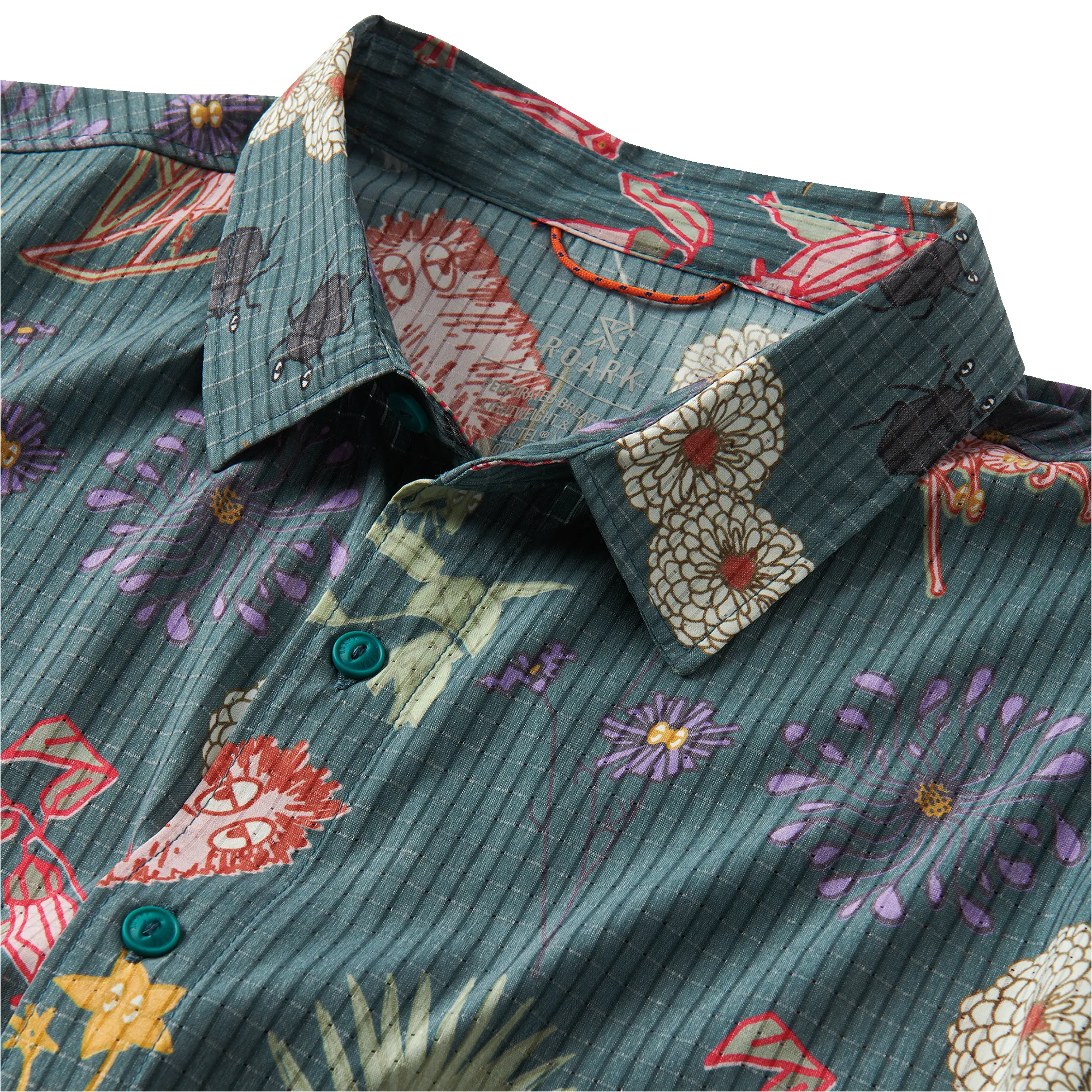 Bless Up Breathable Stretch Shirt - Deep Sea sold by Roark product image thumbnail 3