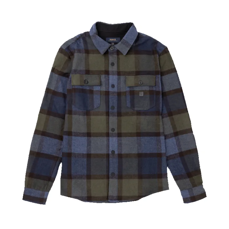 Nordsman Flannel - Navy Plaid sold by Roark