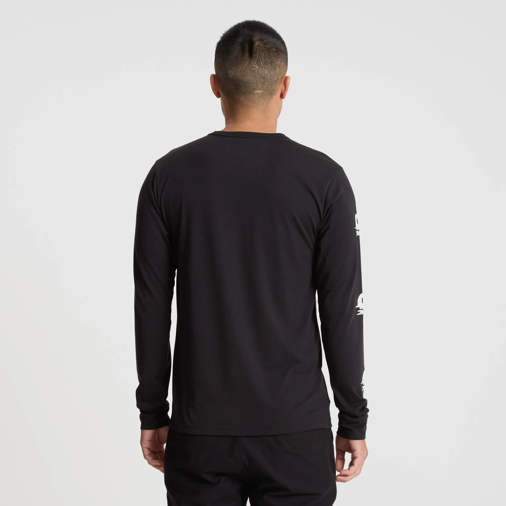 Mathis Long Sleeve Active Tee - Black sold by Roark product image thumbnail 4