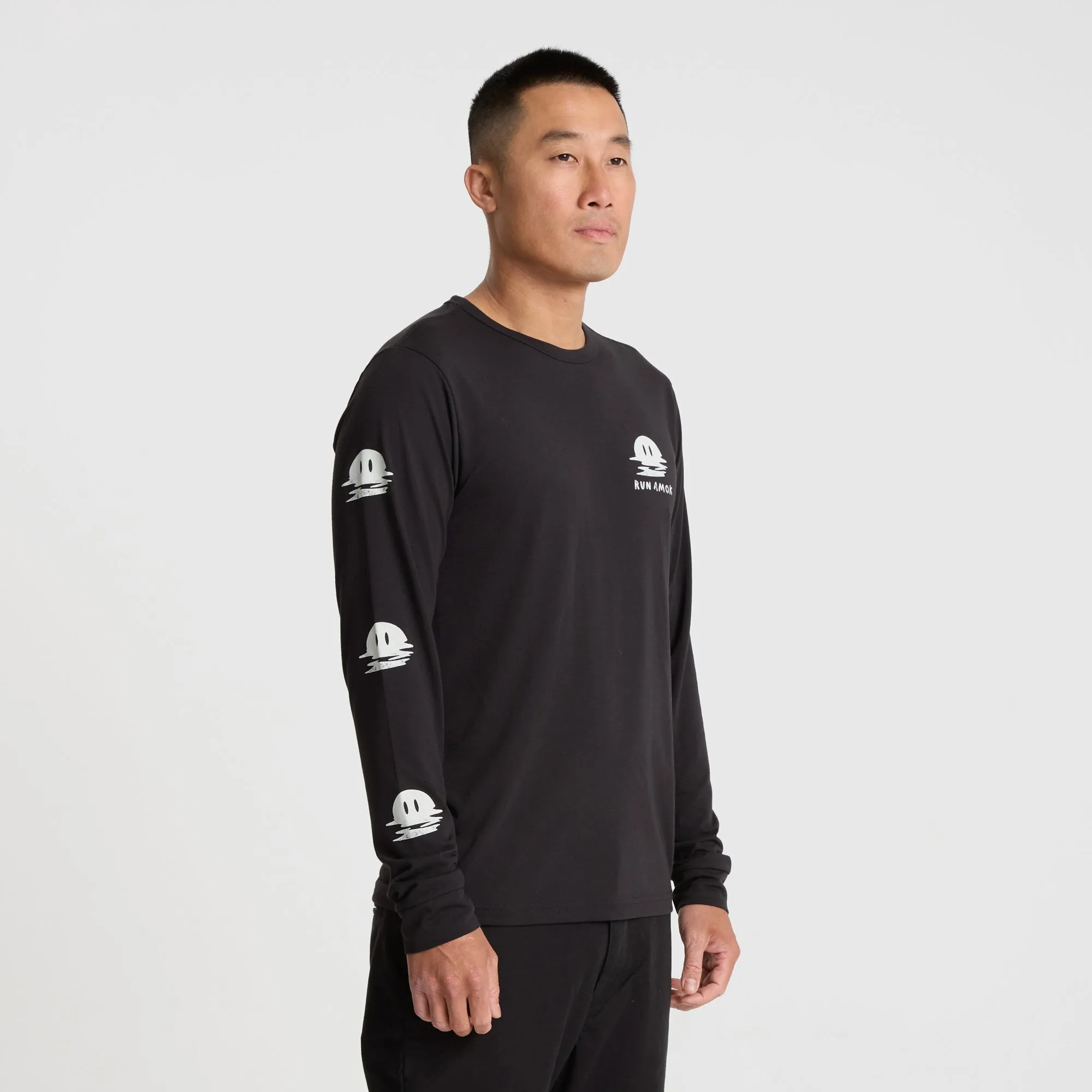 Mathis Long Sleeve Active Tee - Black sold by Roark product image thumbnail 3