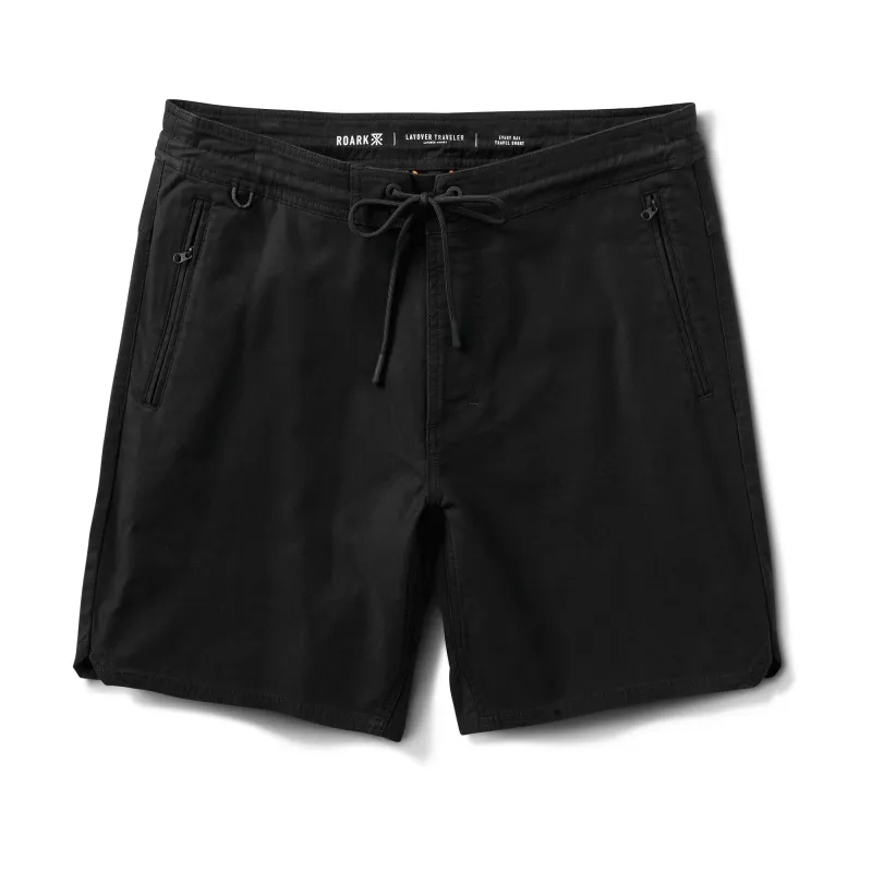 Layover Traveler Shorts - Black sold by Roark