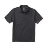 Bless Up Breathable Stretch Polo Shirt - Black sold by Roark