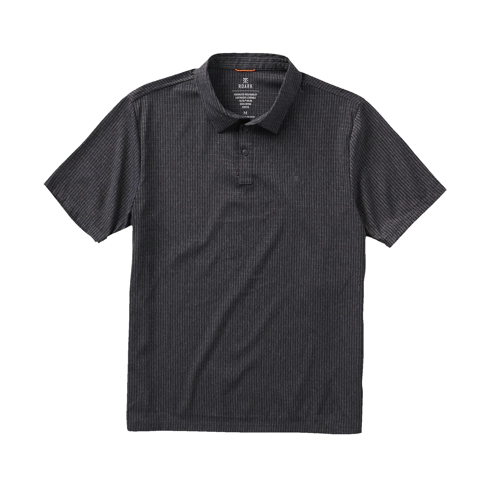 Bless Up Breathable Stretch Polo Shirt - Black sold by Roark