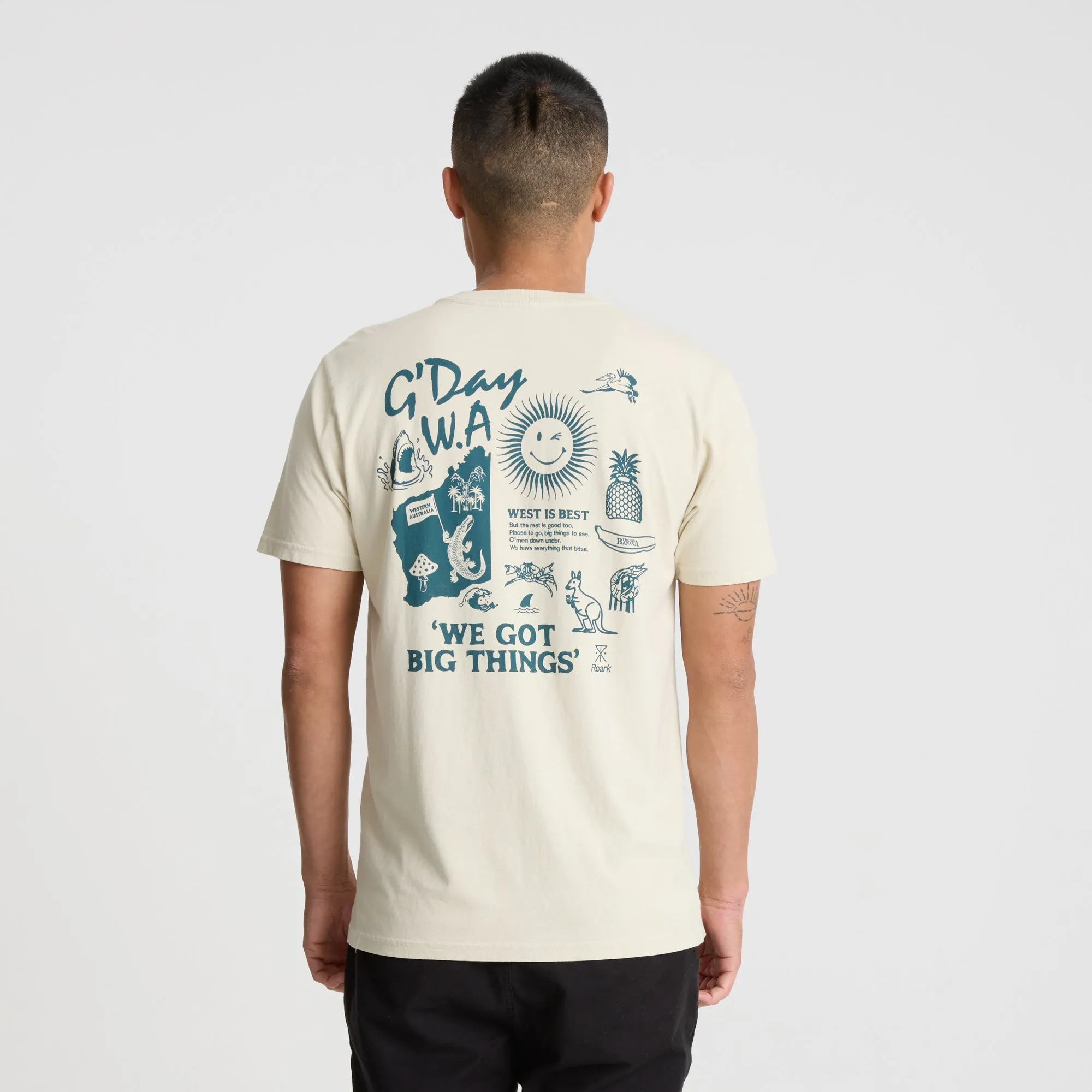 G'day W.A. Premium Tee - Ivory sold by Roark product image thumbnail 4
